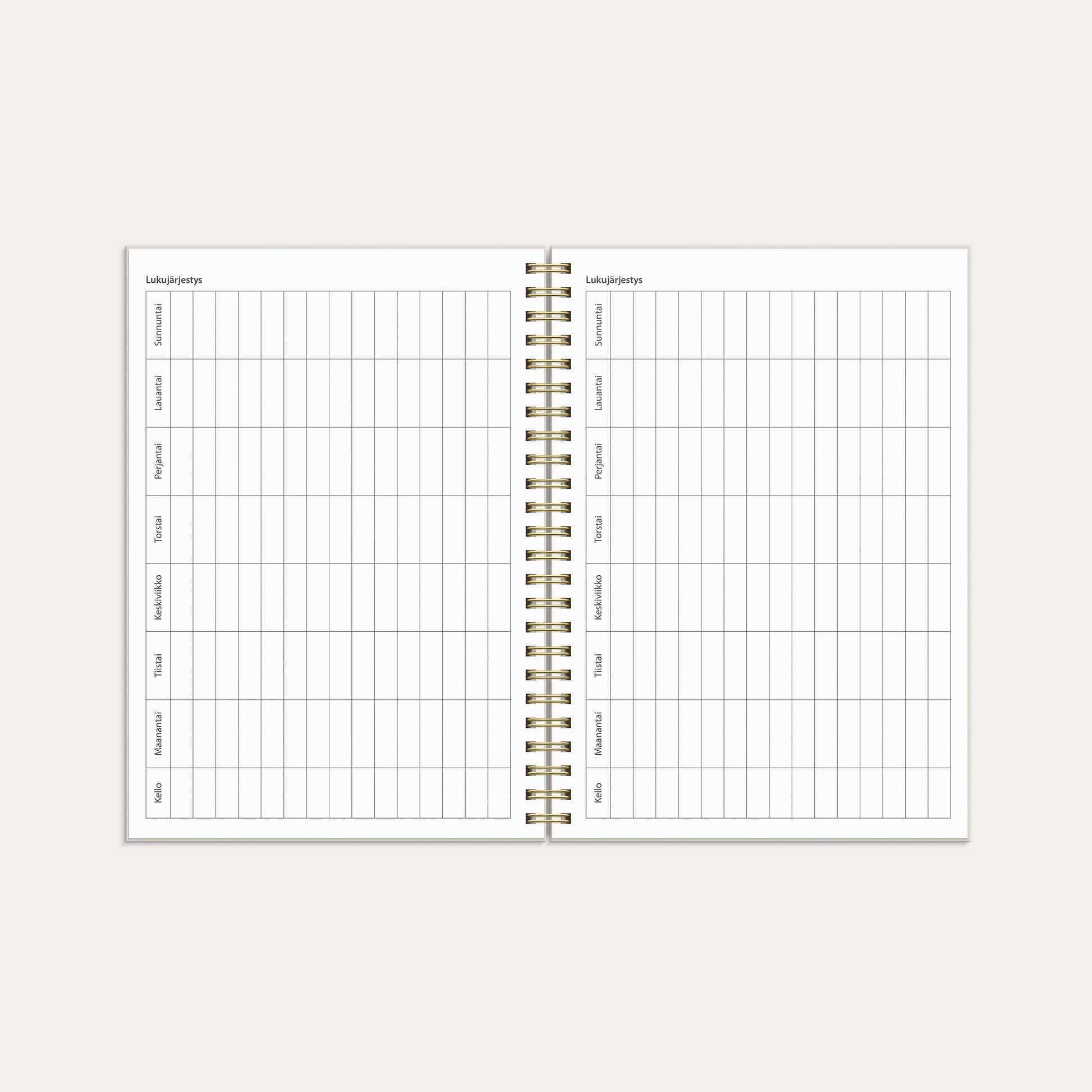 Kalenteri Study Story Kukka A5 26/27 – detail view