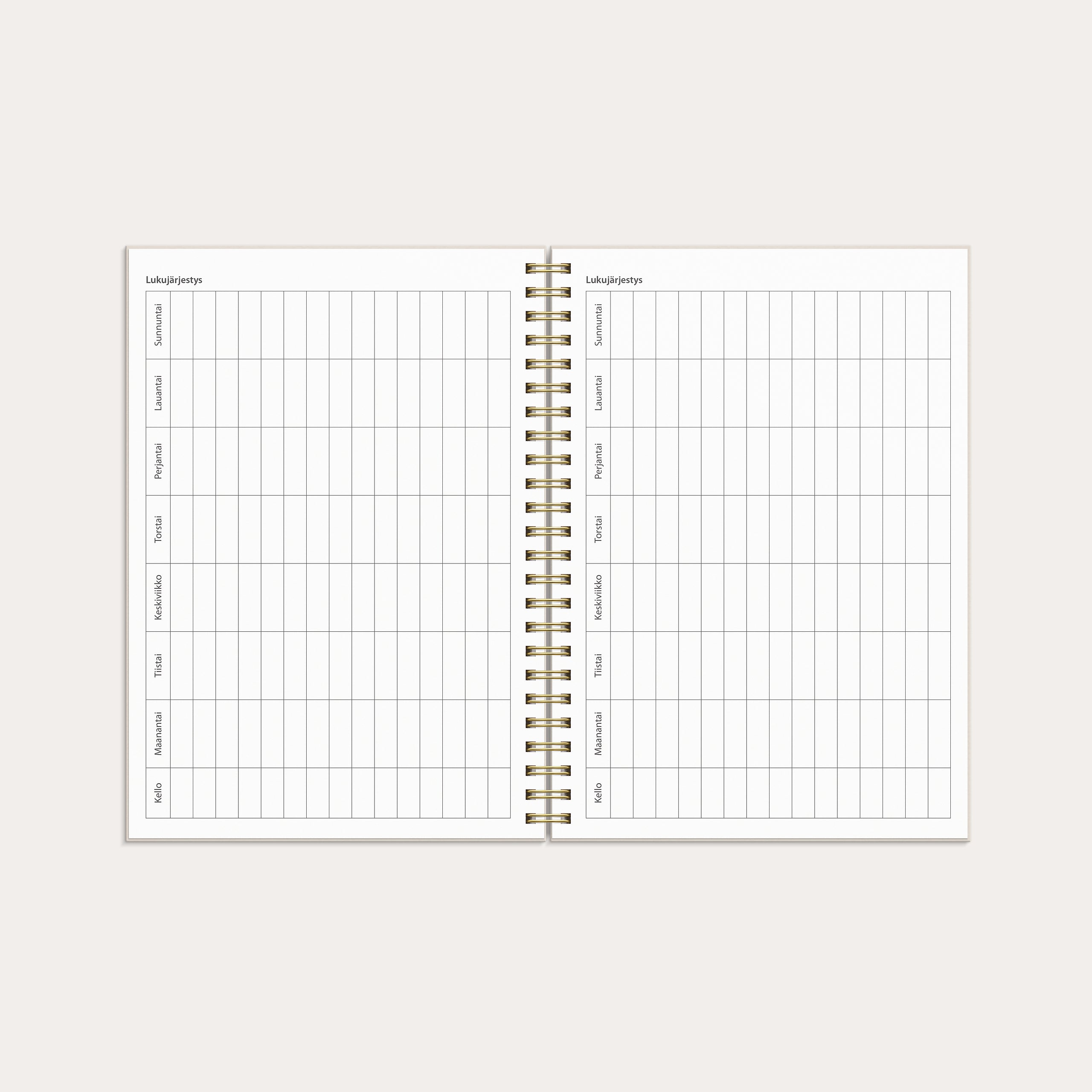 Kalenteri Study Story Kukka A5 26/27 – detail view