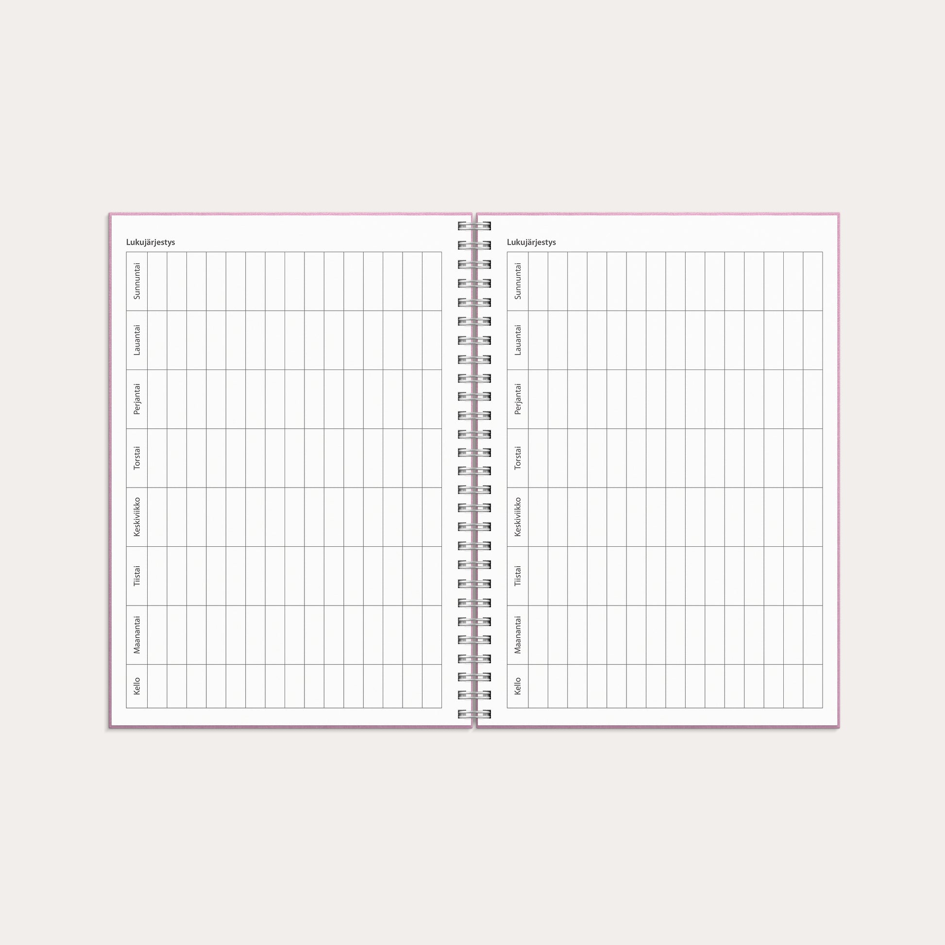 Kalenteri Study Ariane A5 26/27 roosa – detail view