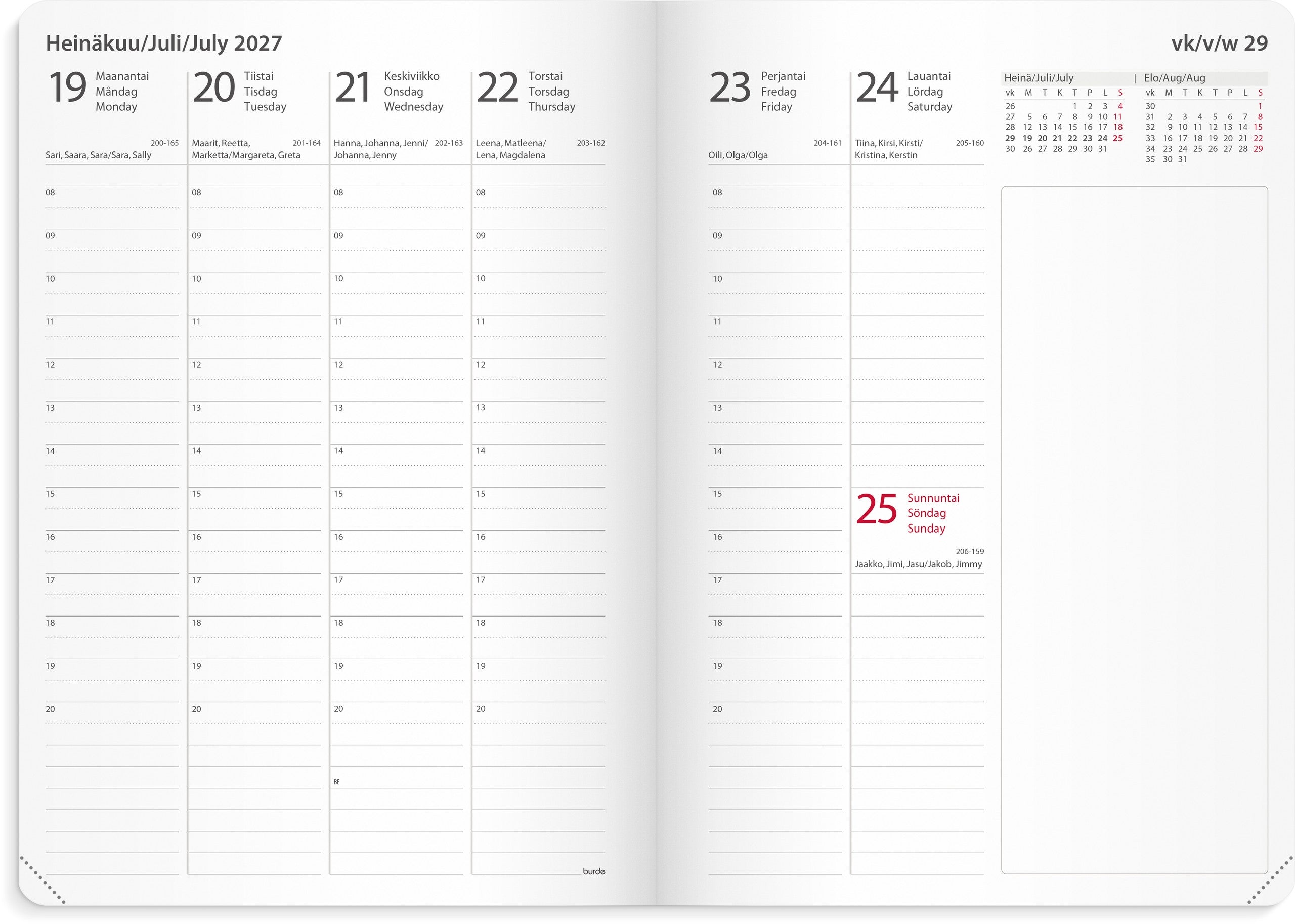 Kalenteri Study Eden A5 26/27