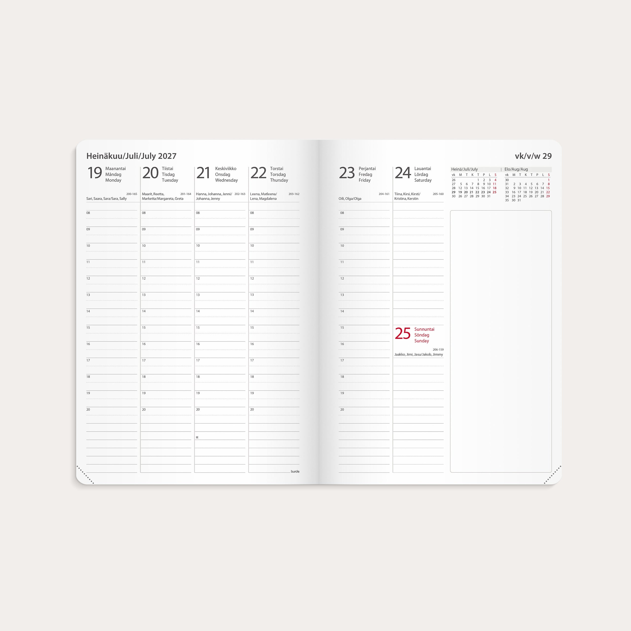Calendar Study Eden A5 26/27