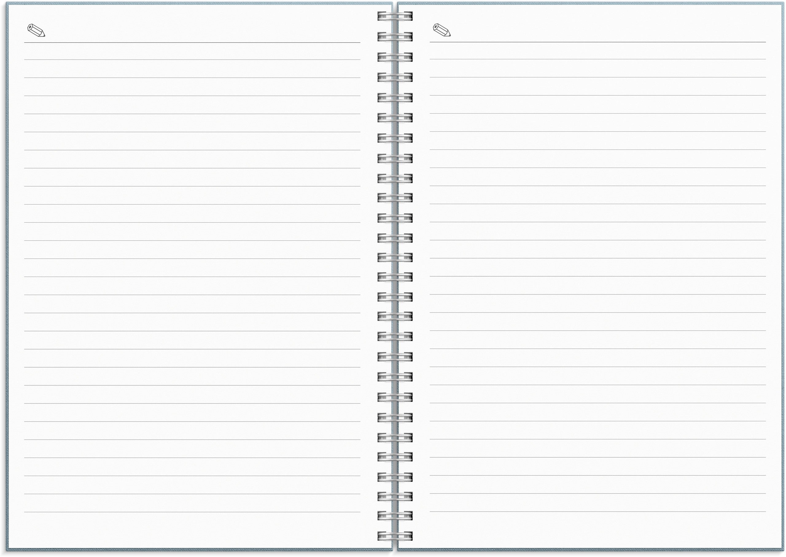 Kalenteri Study Textile A5 26/27 vaaleansininen