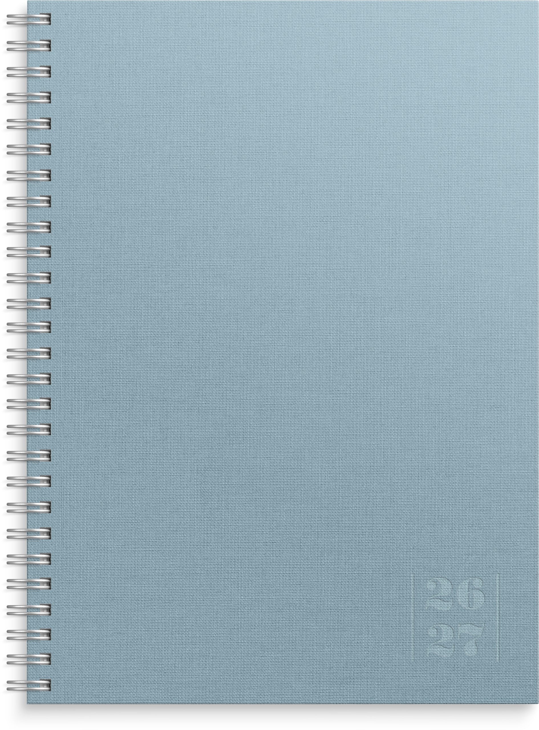 Kalenteri Study Textile A5 26/27 vaaleansininen