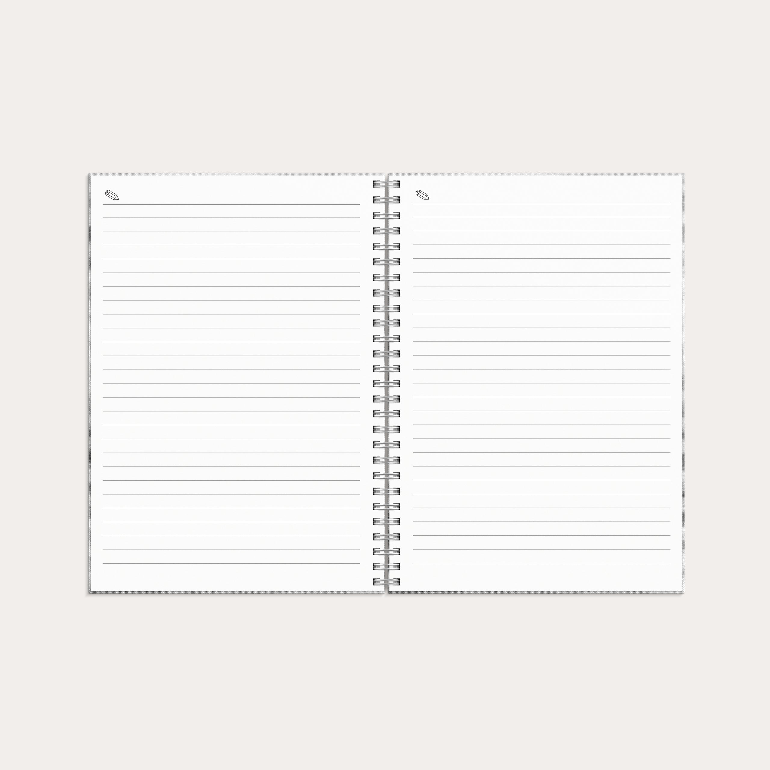 Kalenteri Study Textile A5 26/27 vaaleanharmaa – detail view