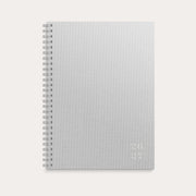 Kalenteri Study Textile A5 26/27 vaaleanharmaa