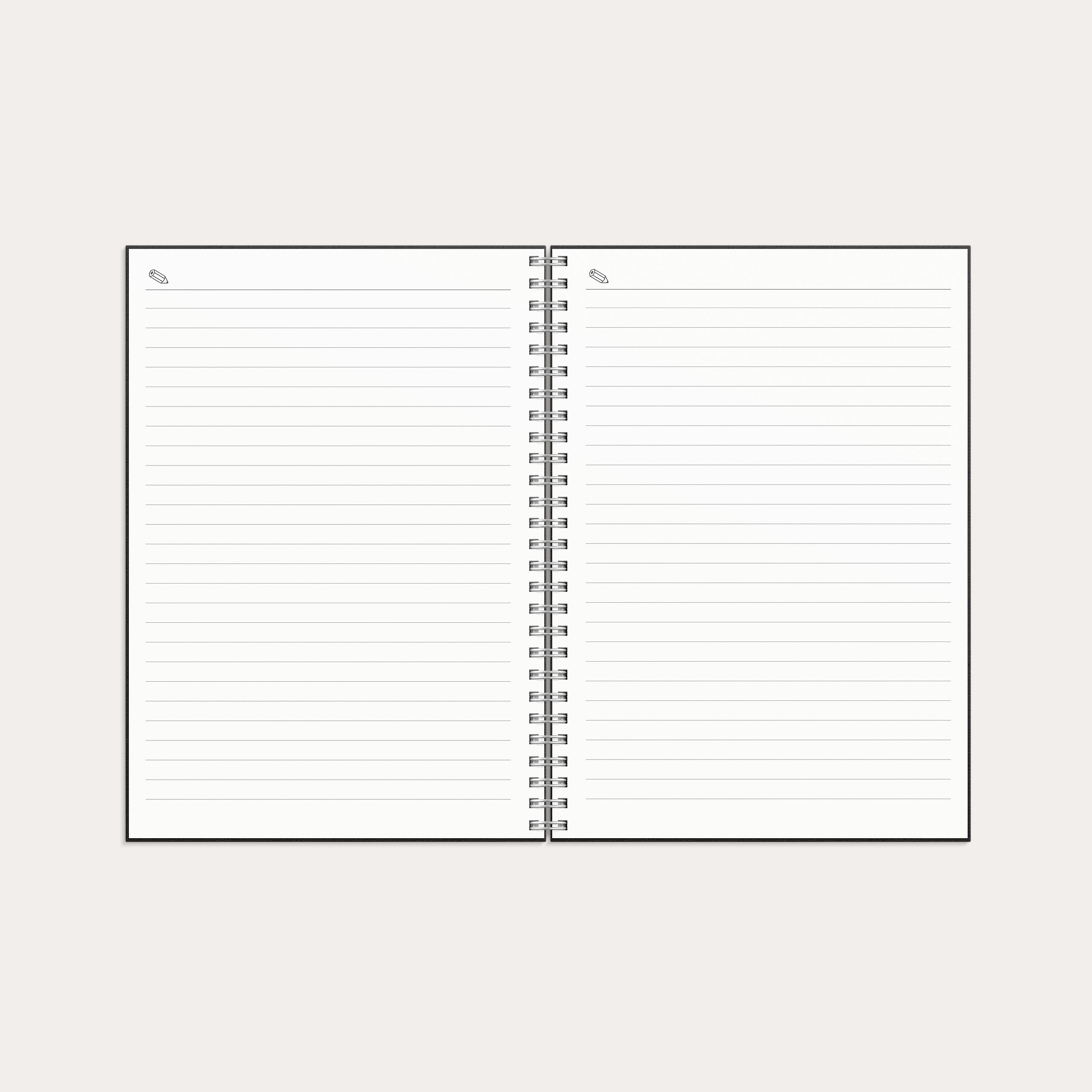 Kalenteri Study Textile A5 26/27 musta