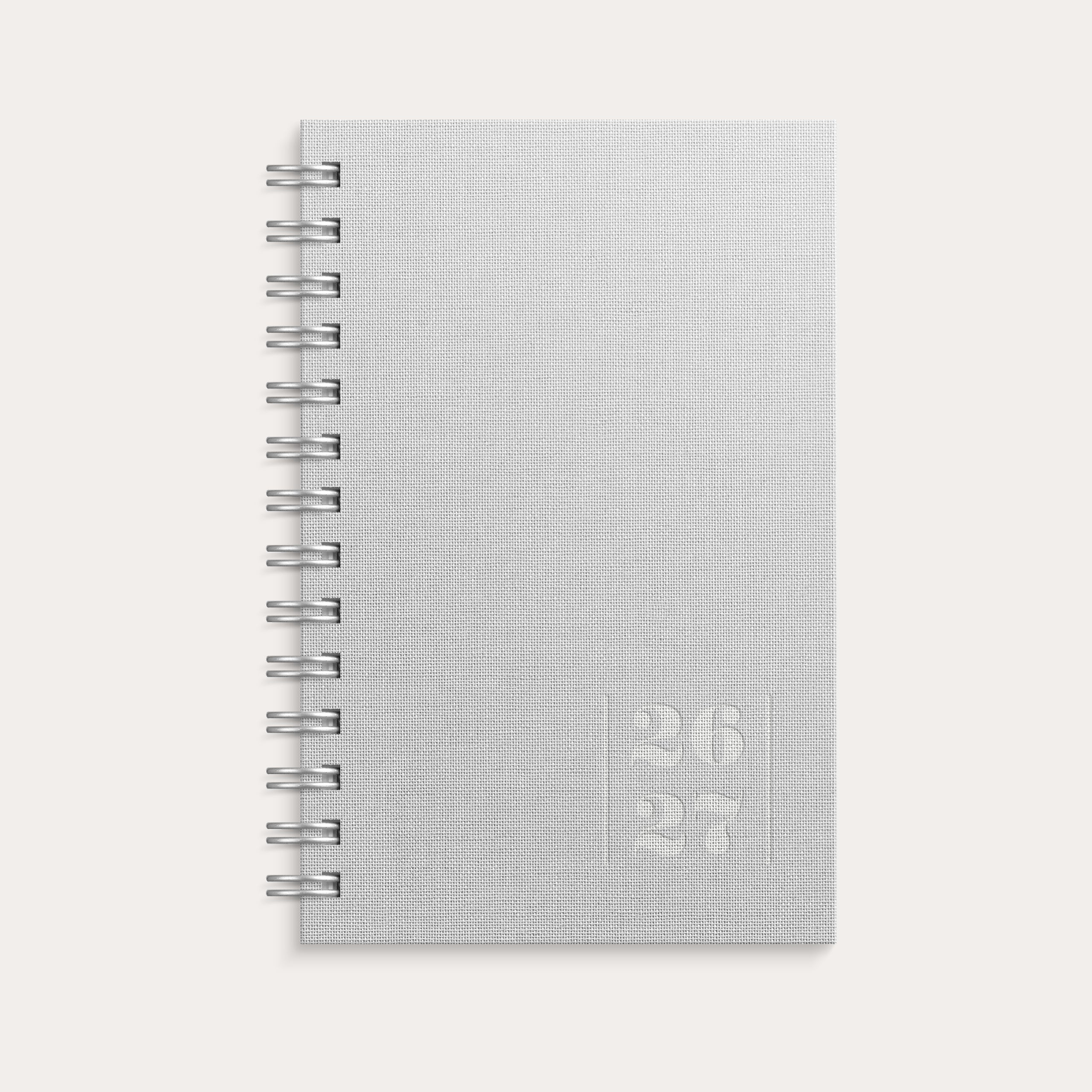 Calendar 26/27 Compact Textile light grey