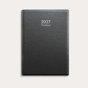 Päiväkirja 2027 musta muovi