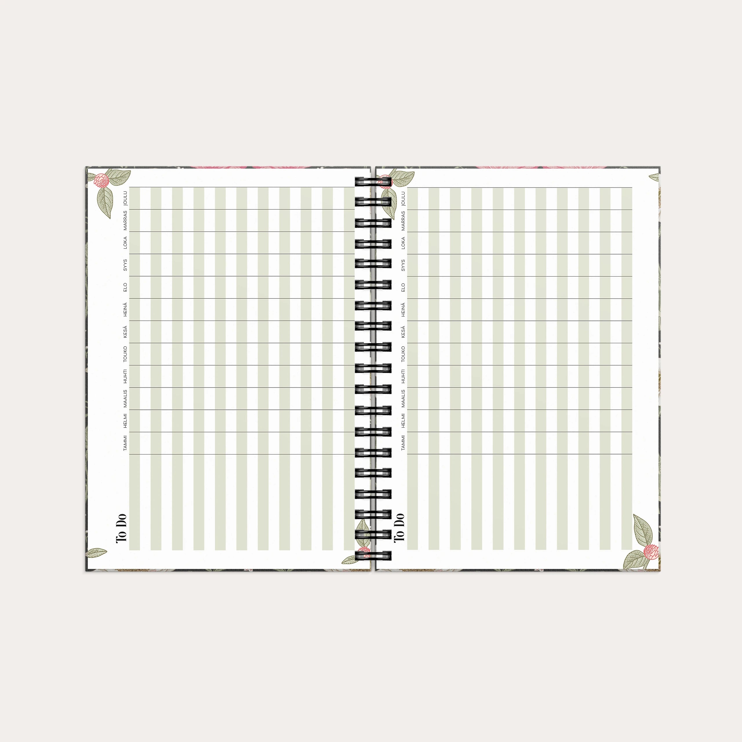 Life Planner Floral A6 2027