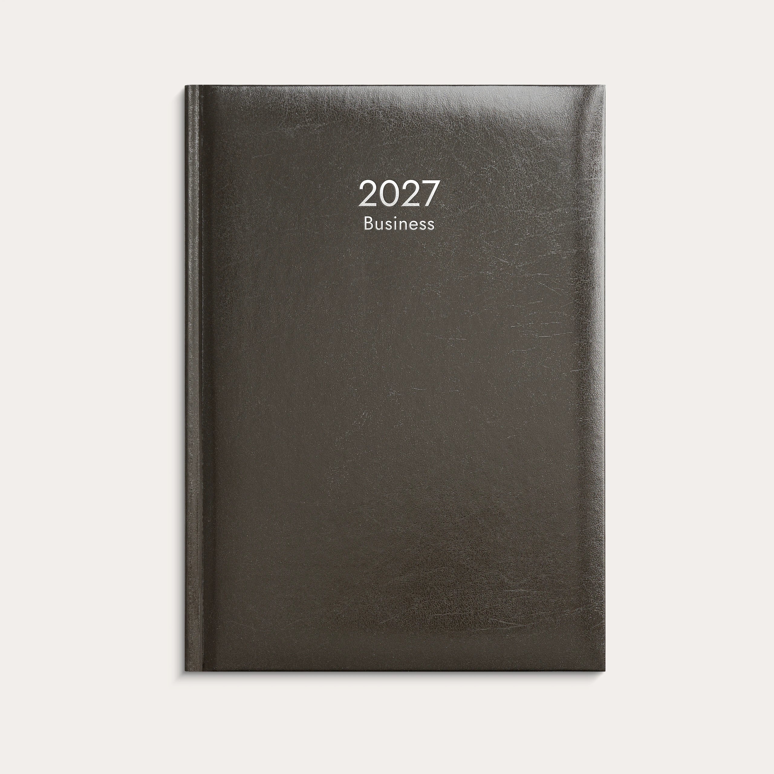Kalenteri Business A5 2027 sidottu musta