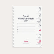 Suuri viikkokalenteri vuosipaketti A5 2027