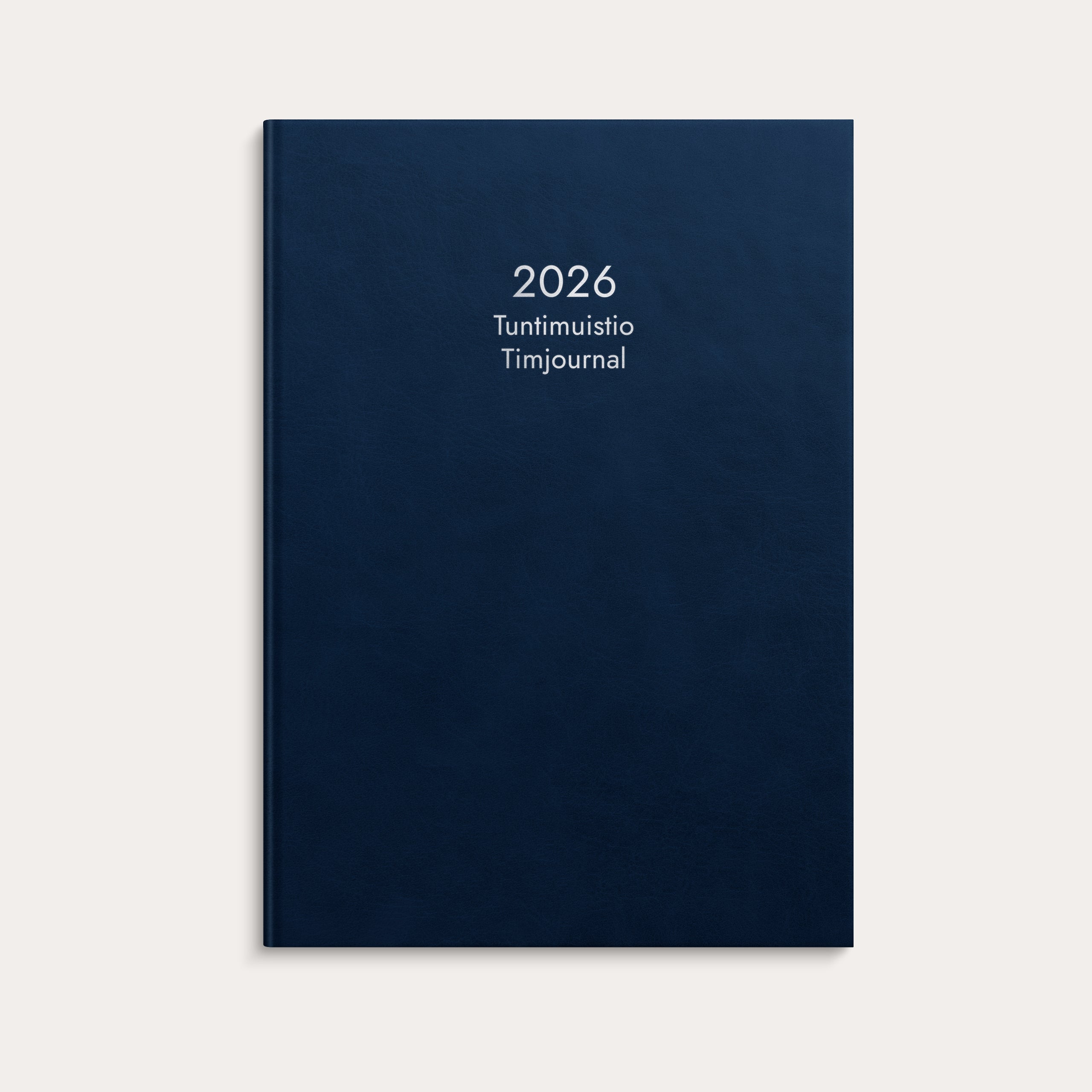 Kalenteri 2026 Tuntimuistio A4 2026 sidottu sininen