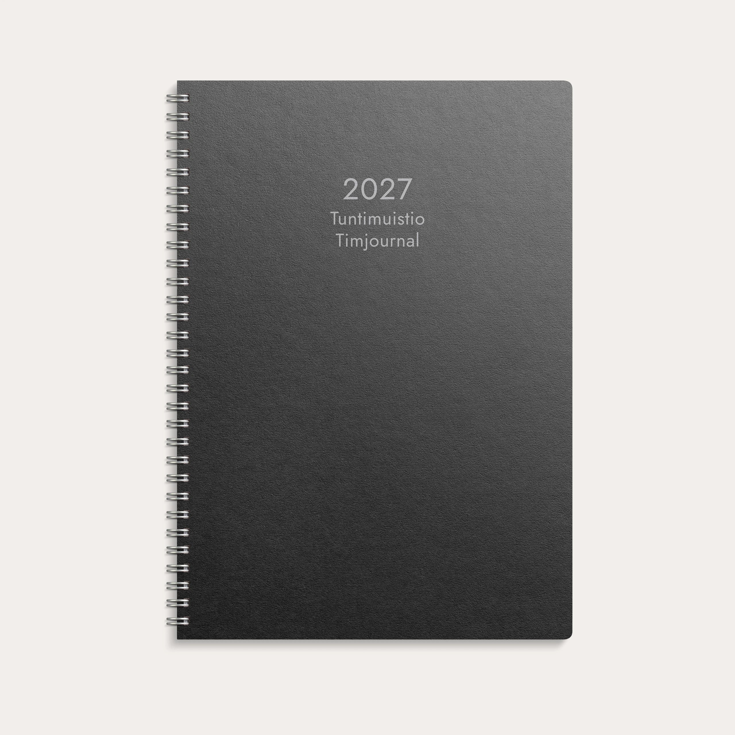 Tuntimuistio Eco A4 2027 musta