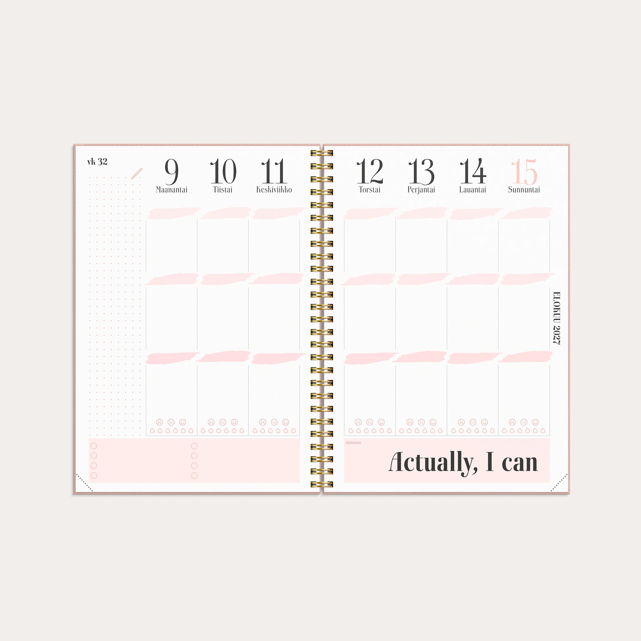 Life Planner Pink 2027