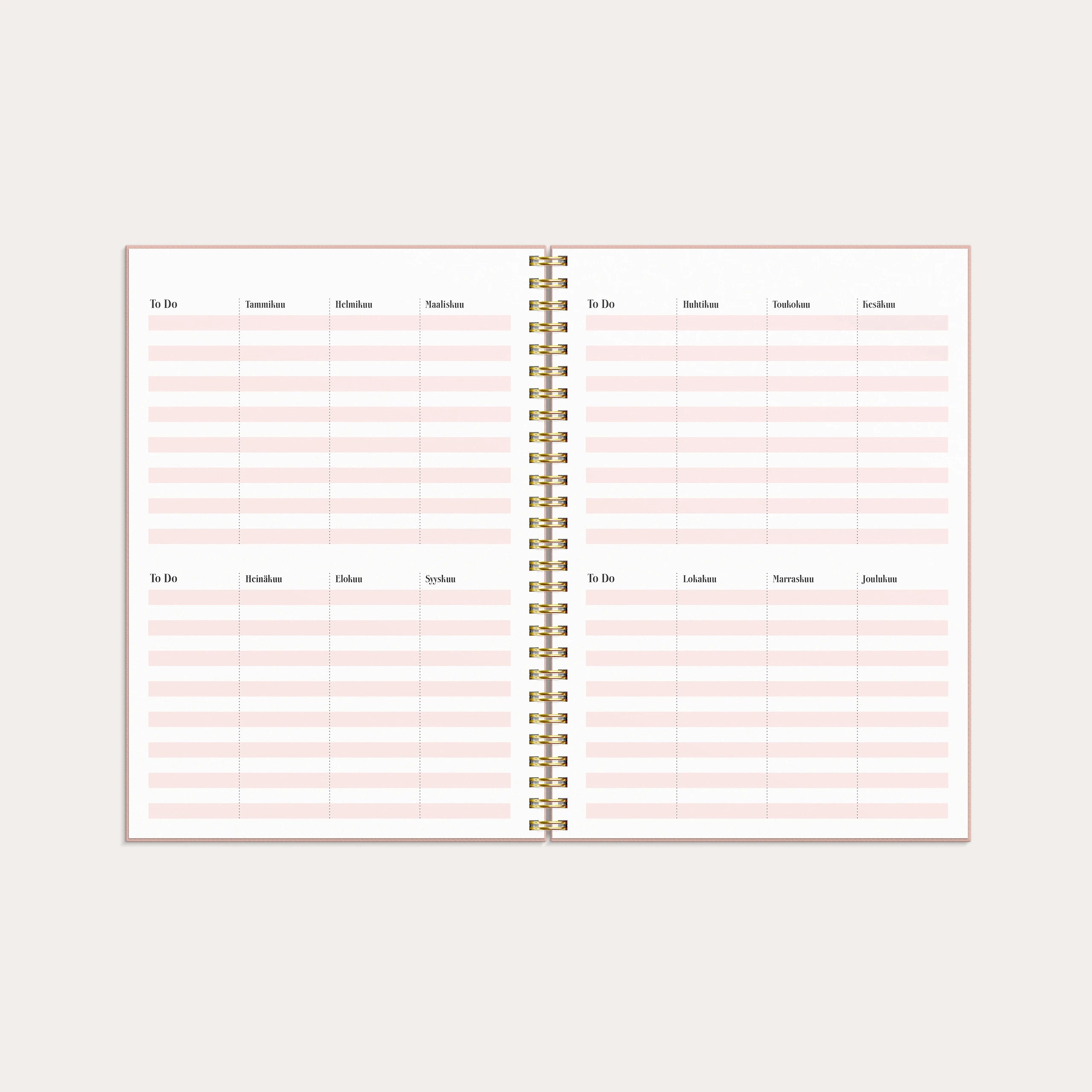 Life Planner Pink 2027