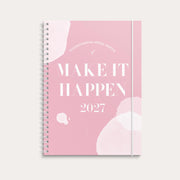 Kalenteri 2027 Make It Happen roosa