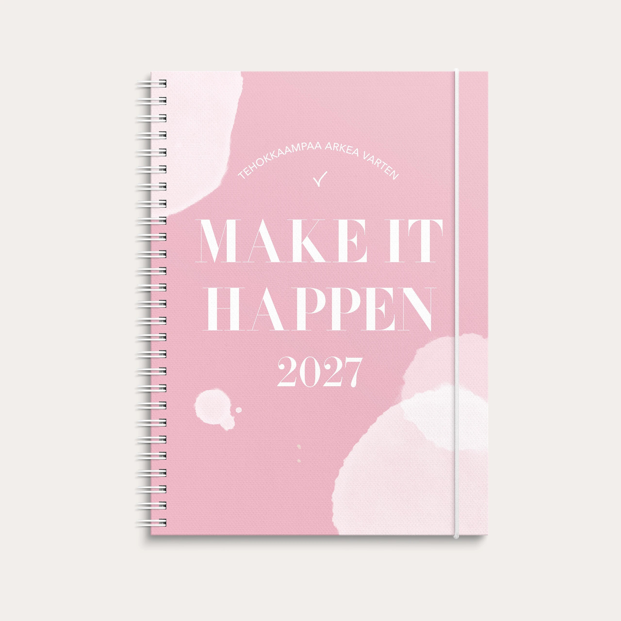 Kalenteri 2027 Make It Happen roosa