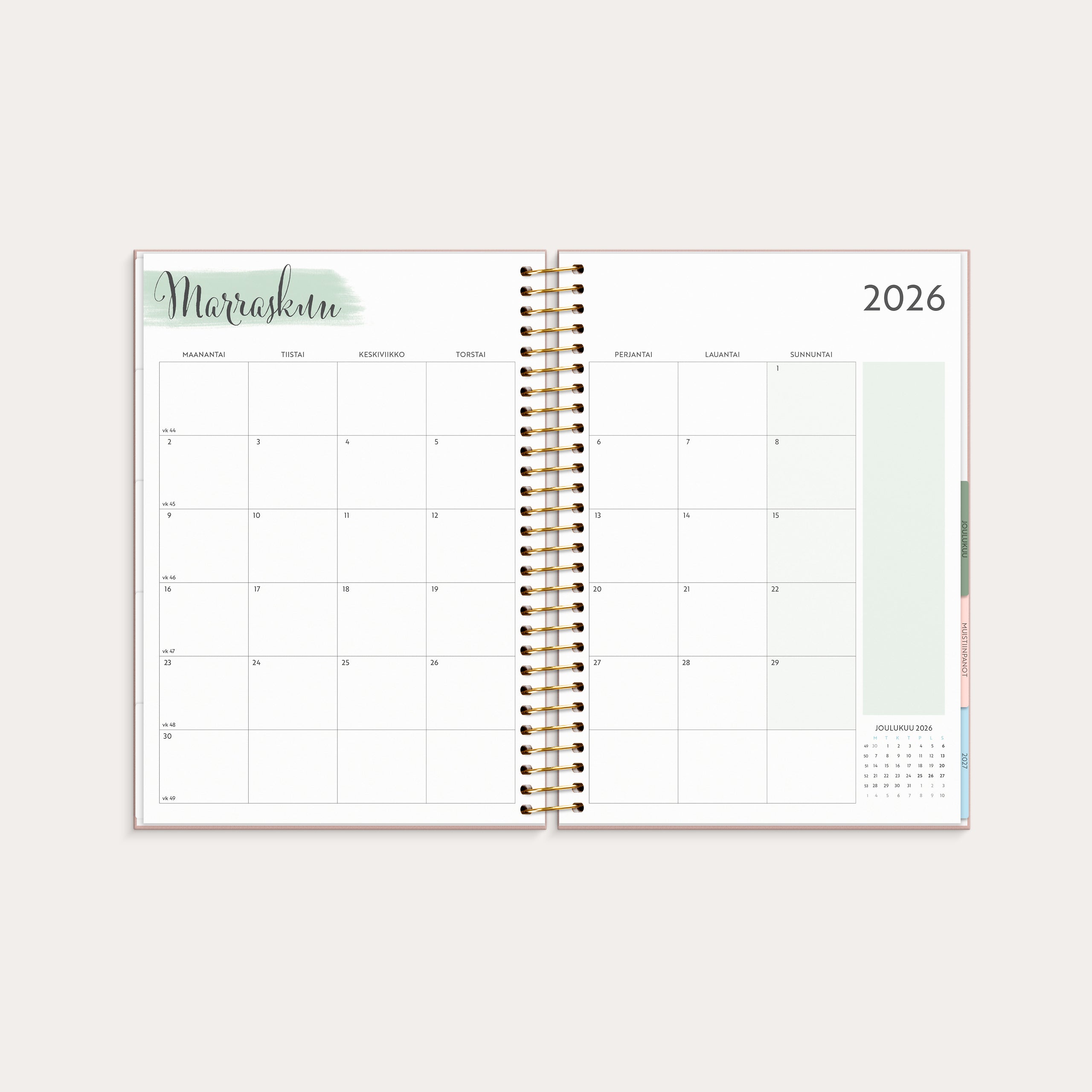 Kalender 2026 Life Organizer