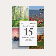 Kalender 2026 Dagblock