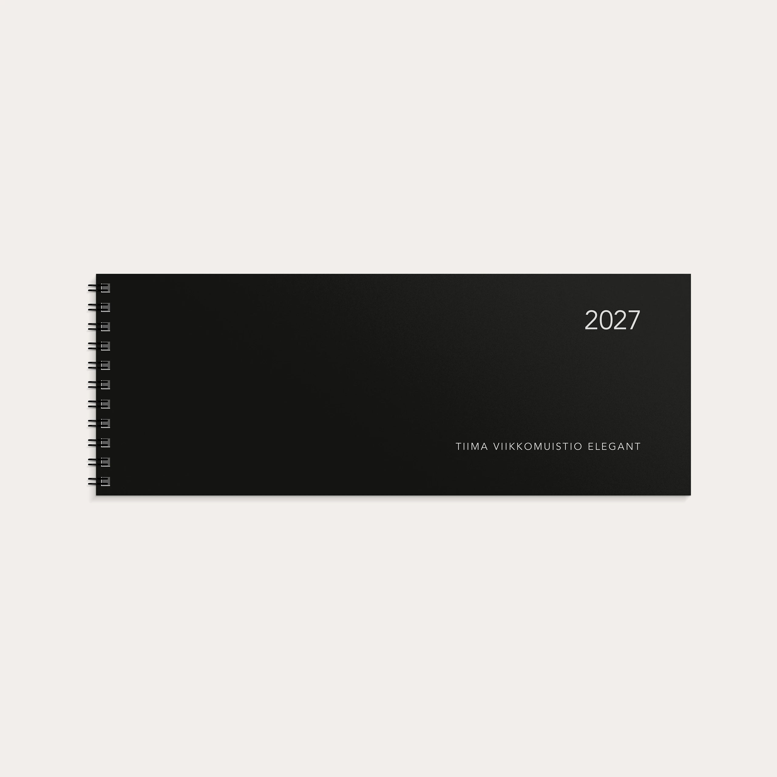 Pöytäkalenteri 2027 Tiima Viikkomuistio Elegant