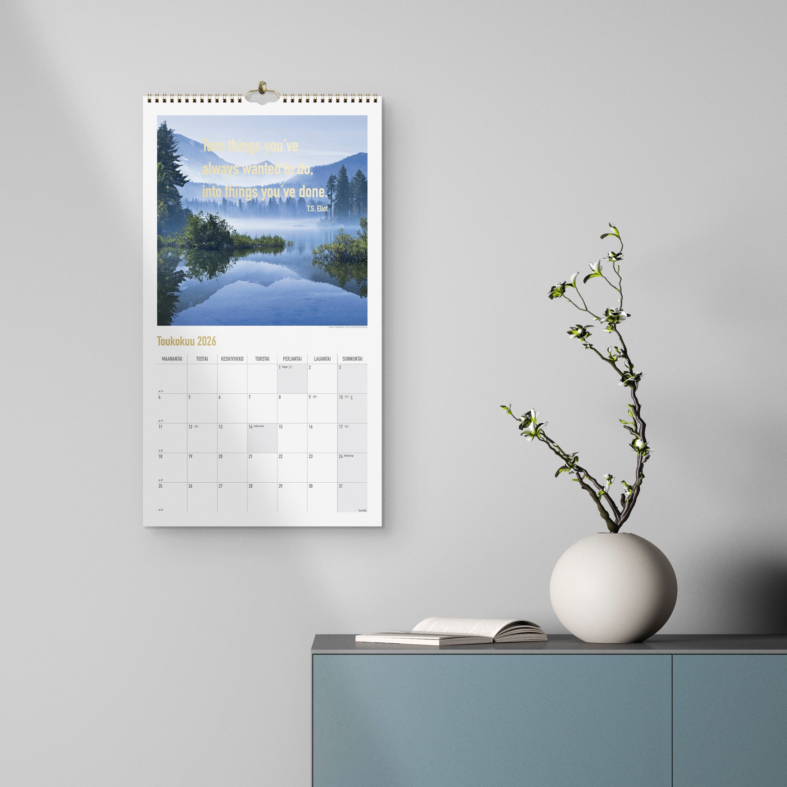 Väggkalender 2026 Dream & Do