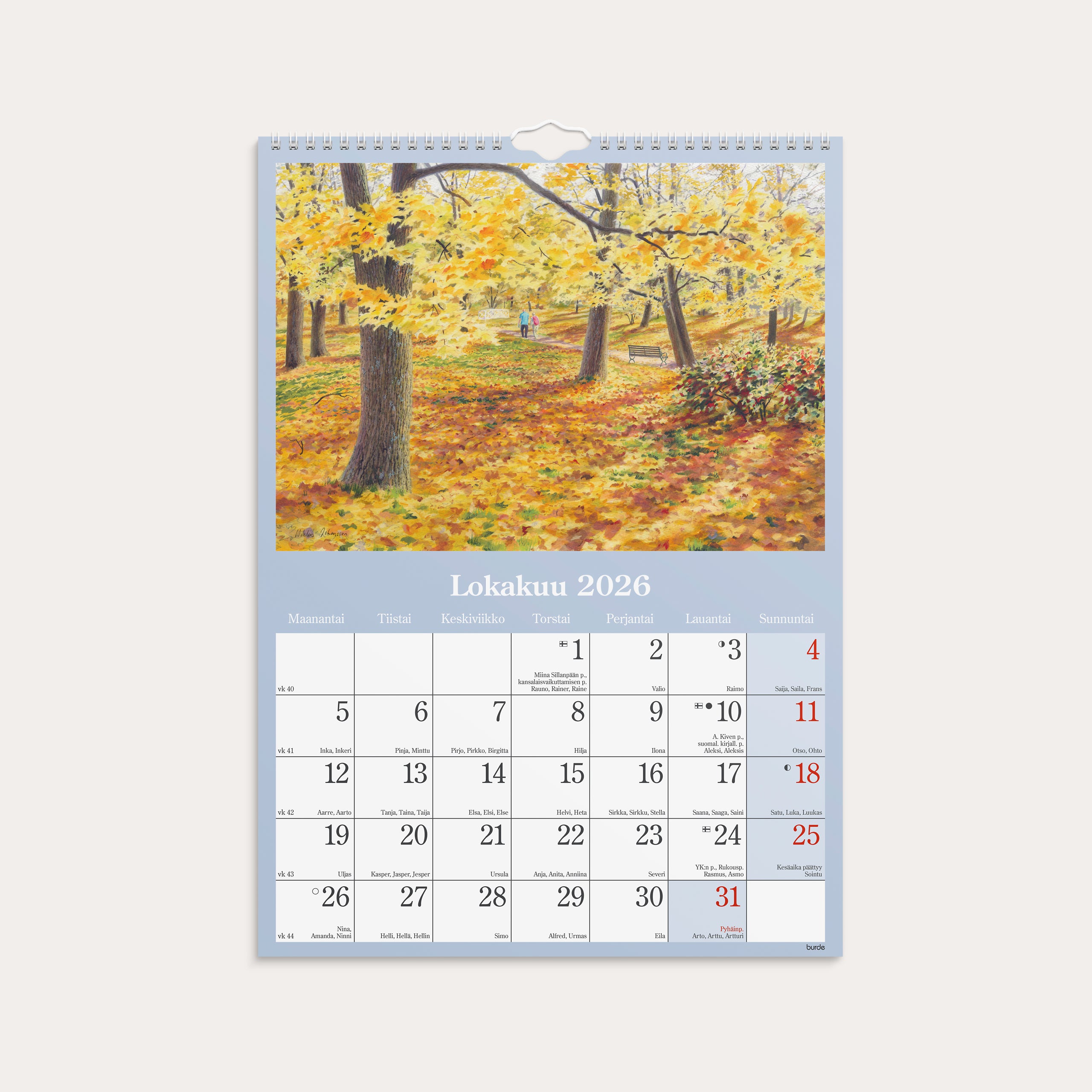Seinäkalenteri 2026 Klassinen Suomi