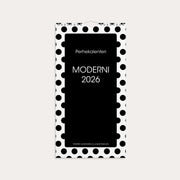 Familjekalender 2026 Modern med pappersficka