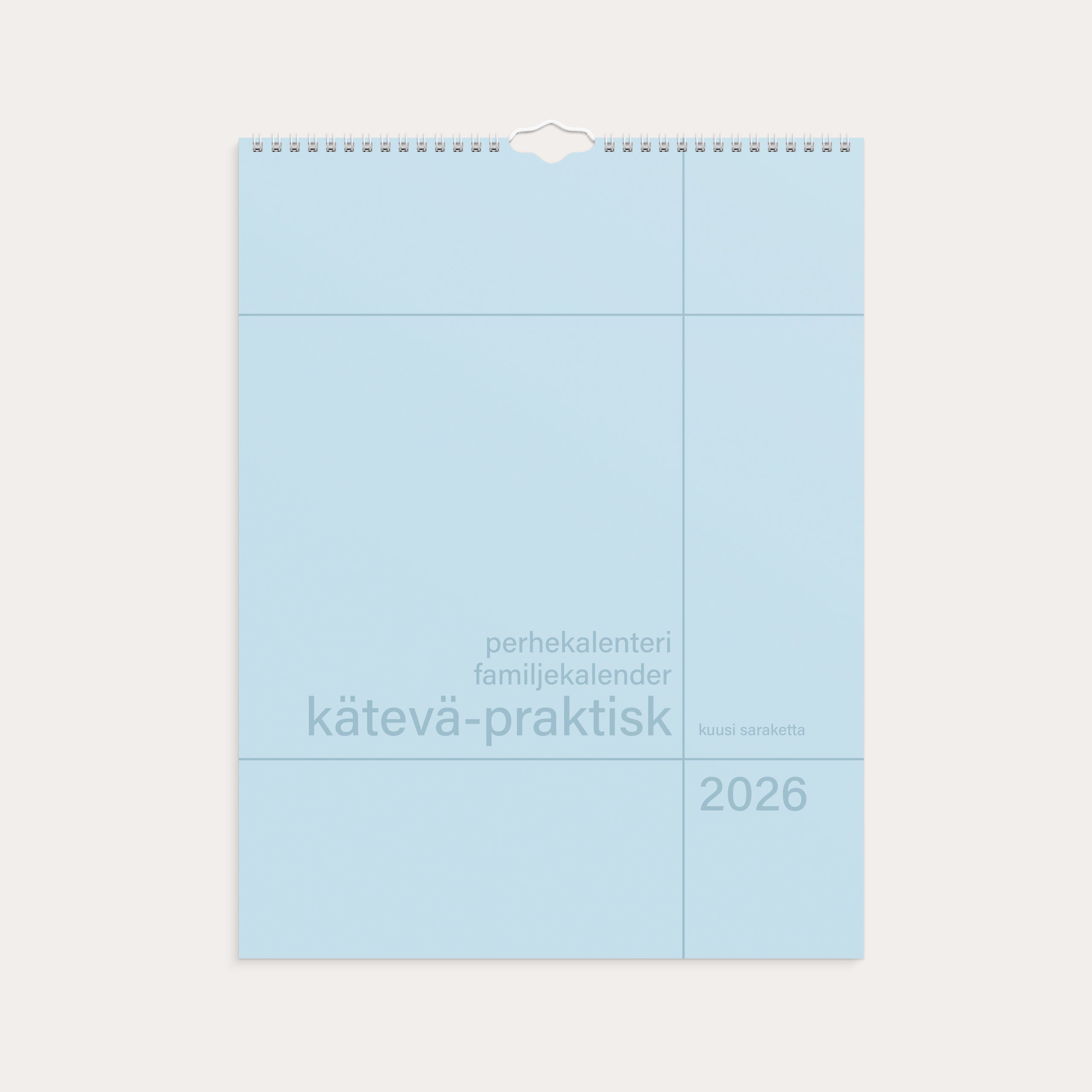 Familjekalender 2026 Praktisk