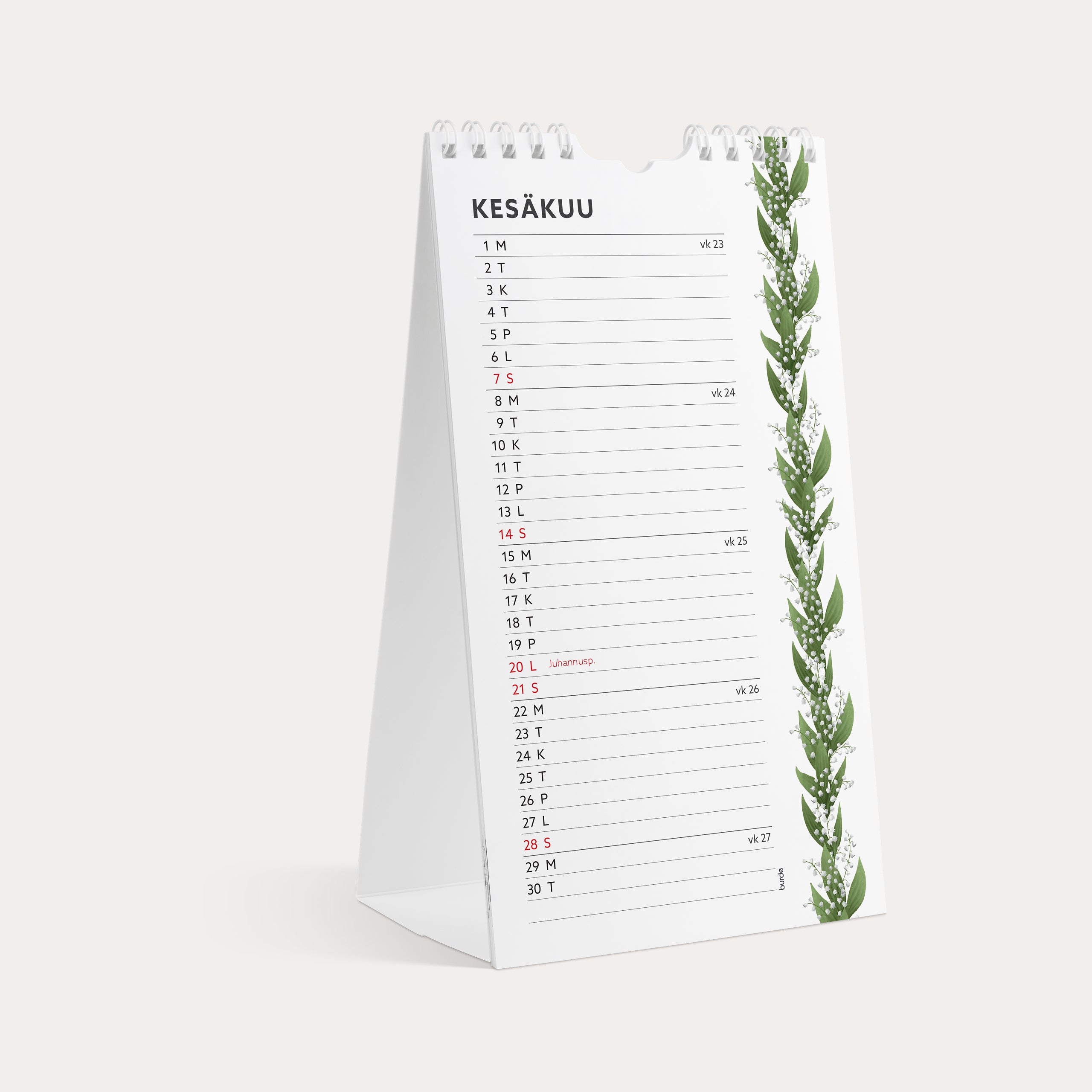 Väggkalender 2026 Mini Duo