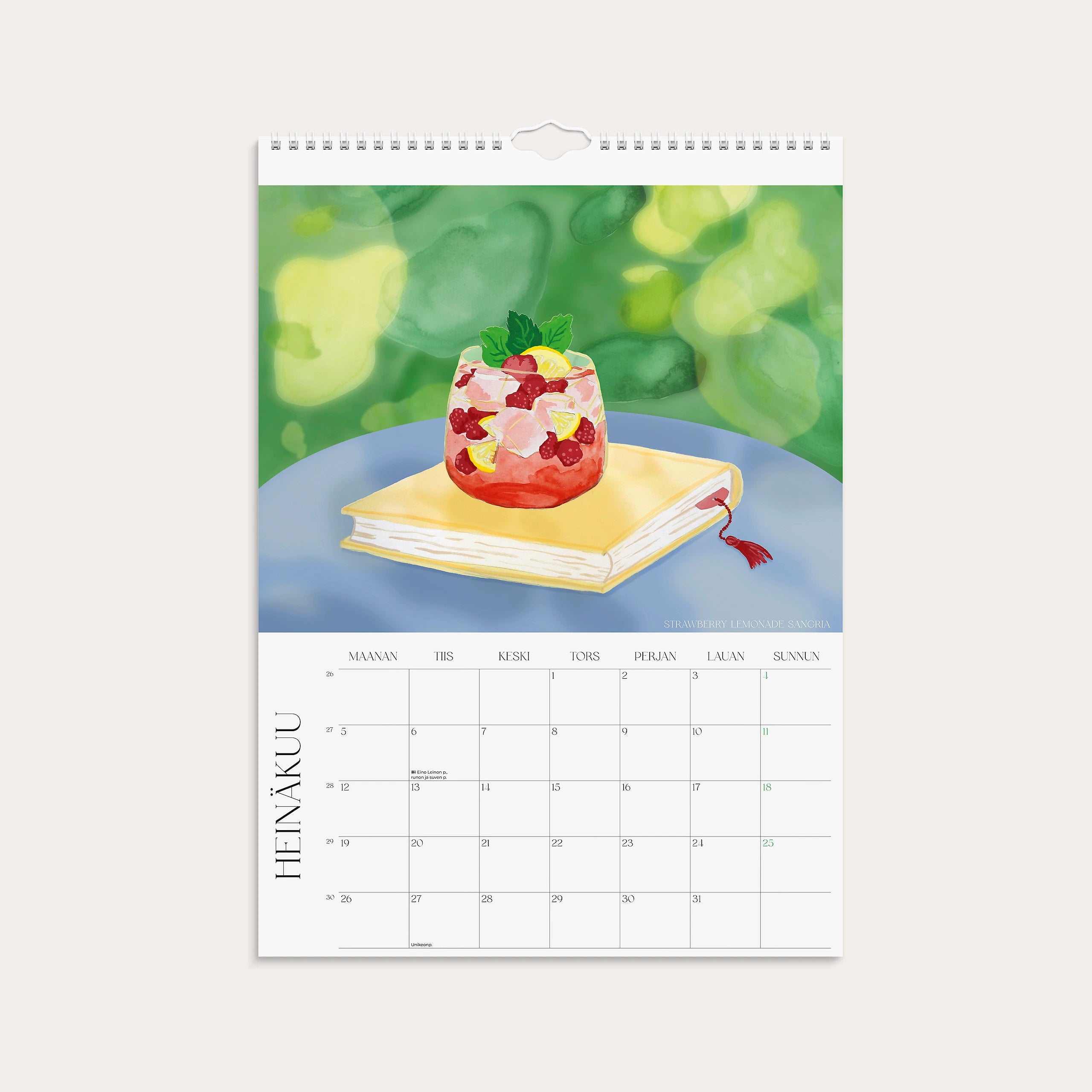 Wall calendar 2027 Drink Posters