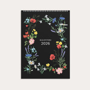 Seinäkalenteri 2026 Kukka