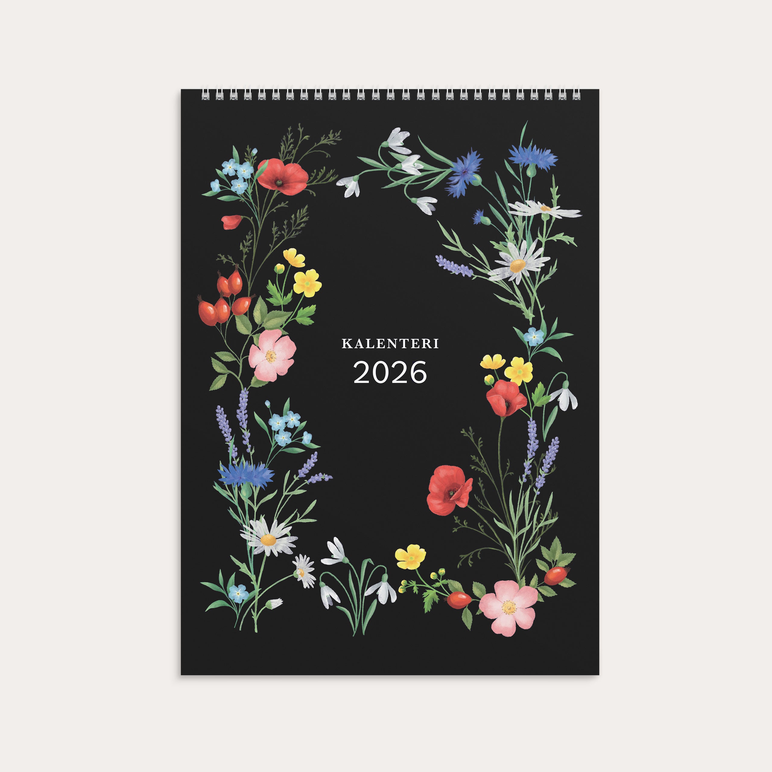 Väggkalender 2026 Blomster
