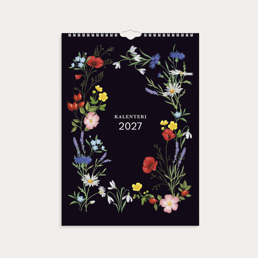 Seinäkalenteri 2027 Kukka