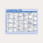 Kalender 2026 Kalenderkort