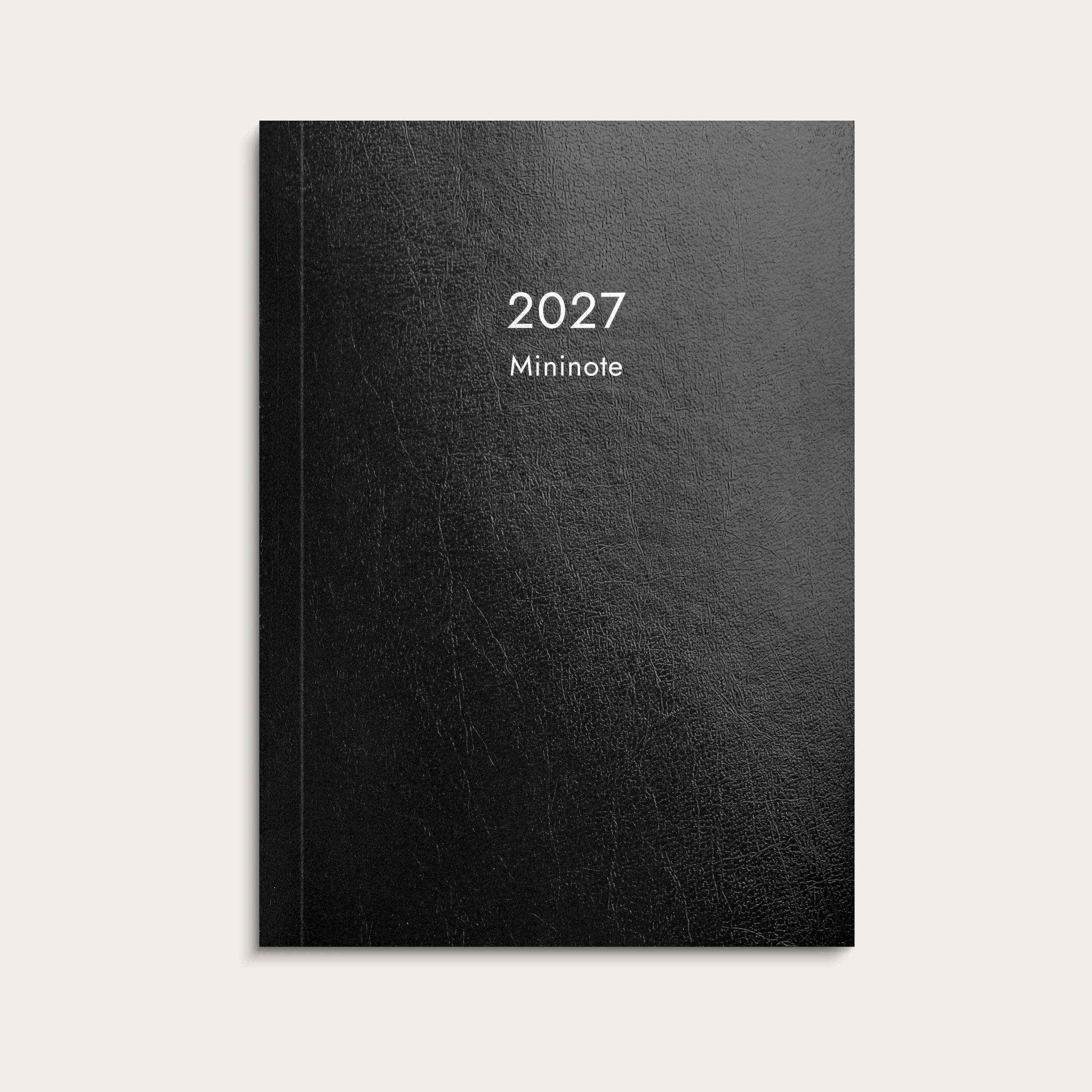 Kalenteri 2027 Mininote liimasidottu