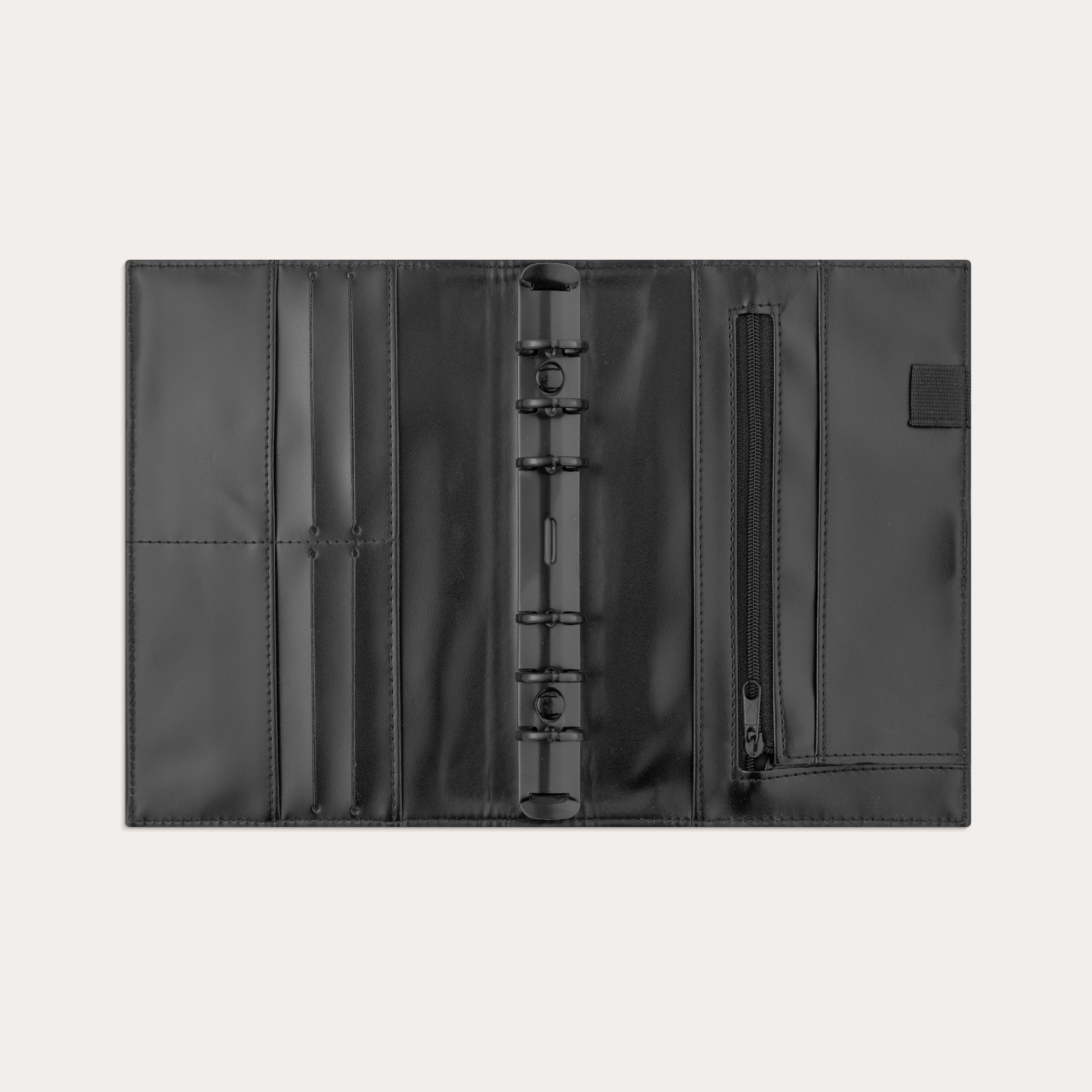 Kalender 2026 Systemkalender Regent svart konstläder