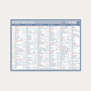 Kalender 2026 Stort väggblad Tiima