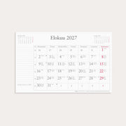 Kuukausikalenteri 2027 (refill)
