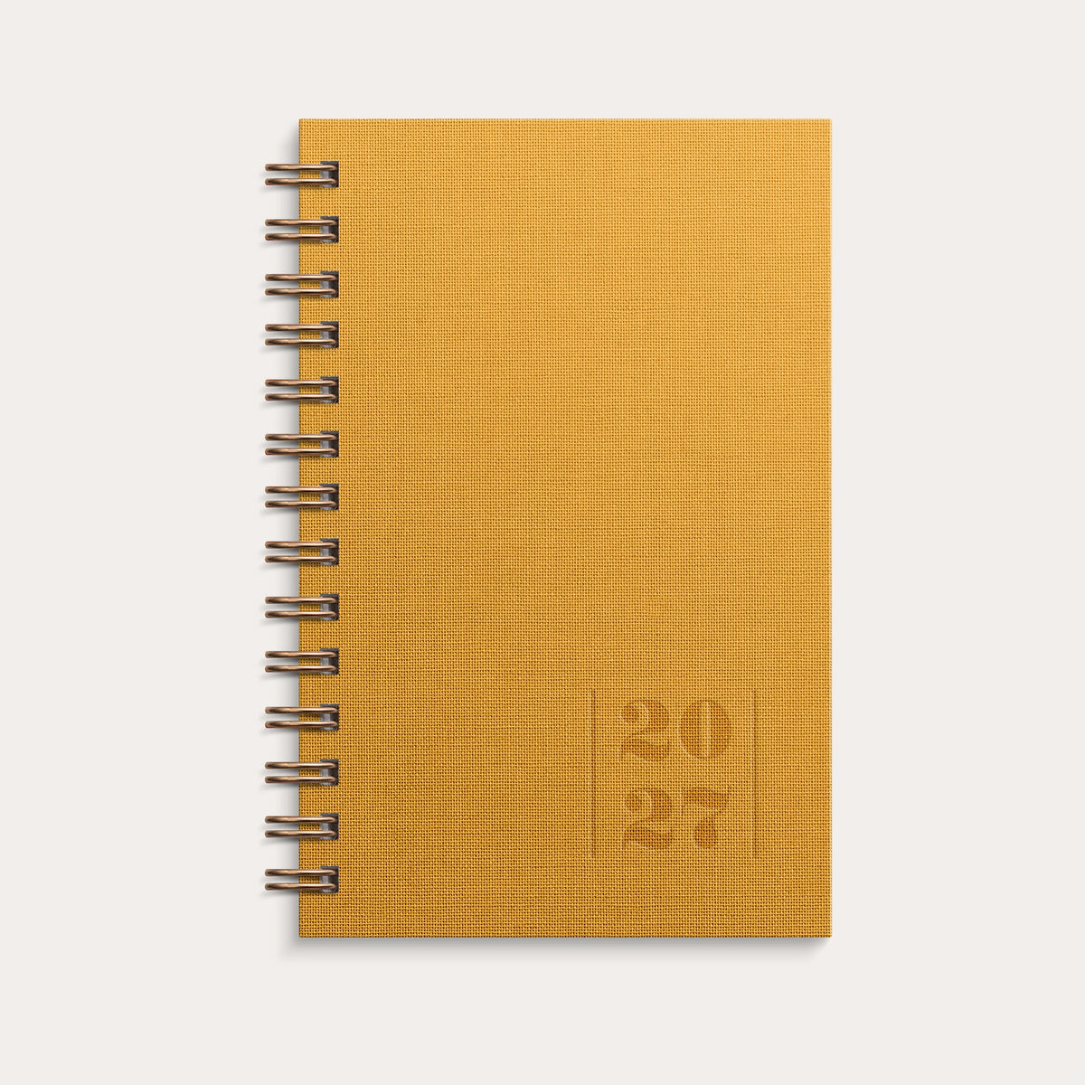 Kalenteri 2027 Exclusive Textile sinapinkeltainen