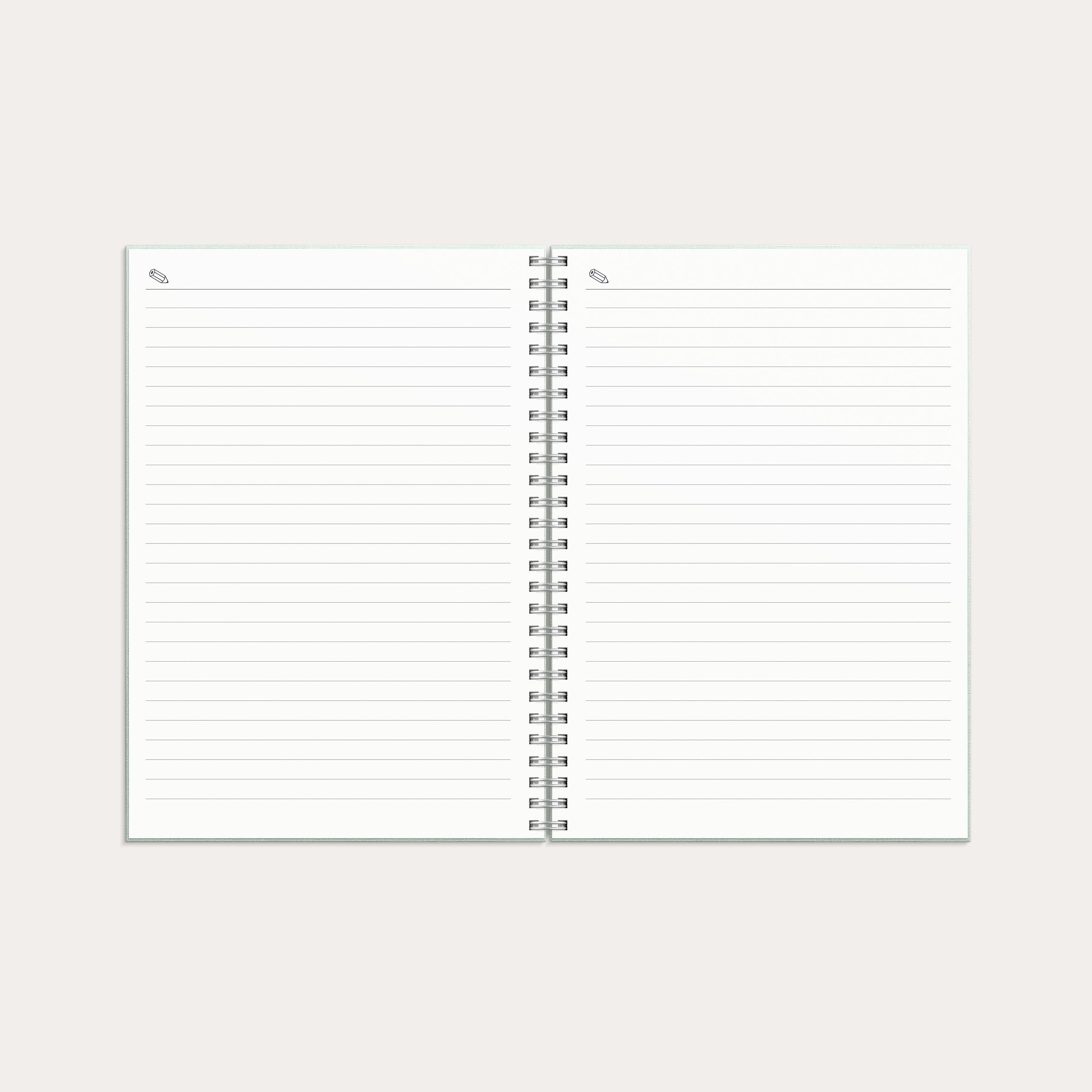 Calendar 2026 Business Textile green