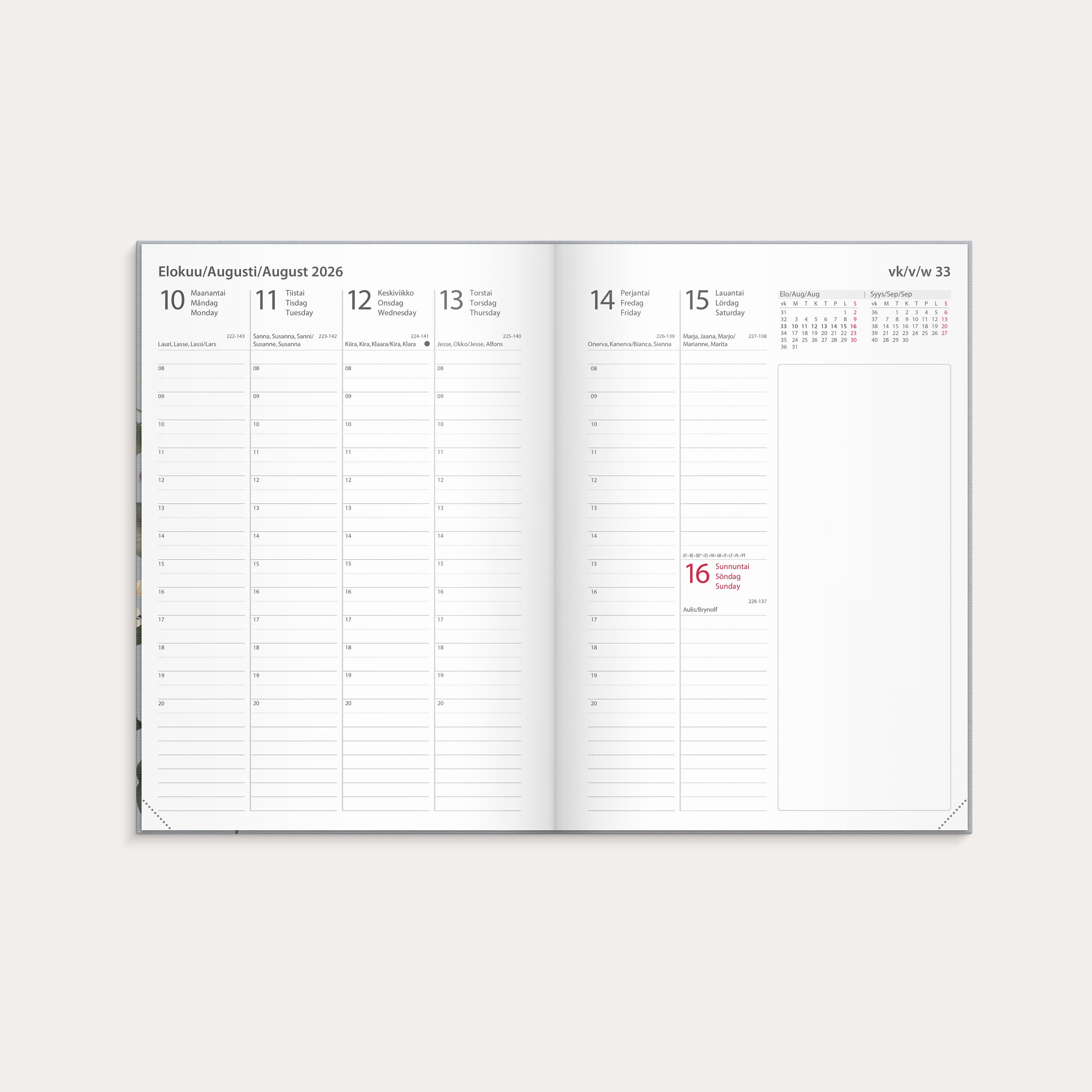 Kalender 2026 Business Flora