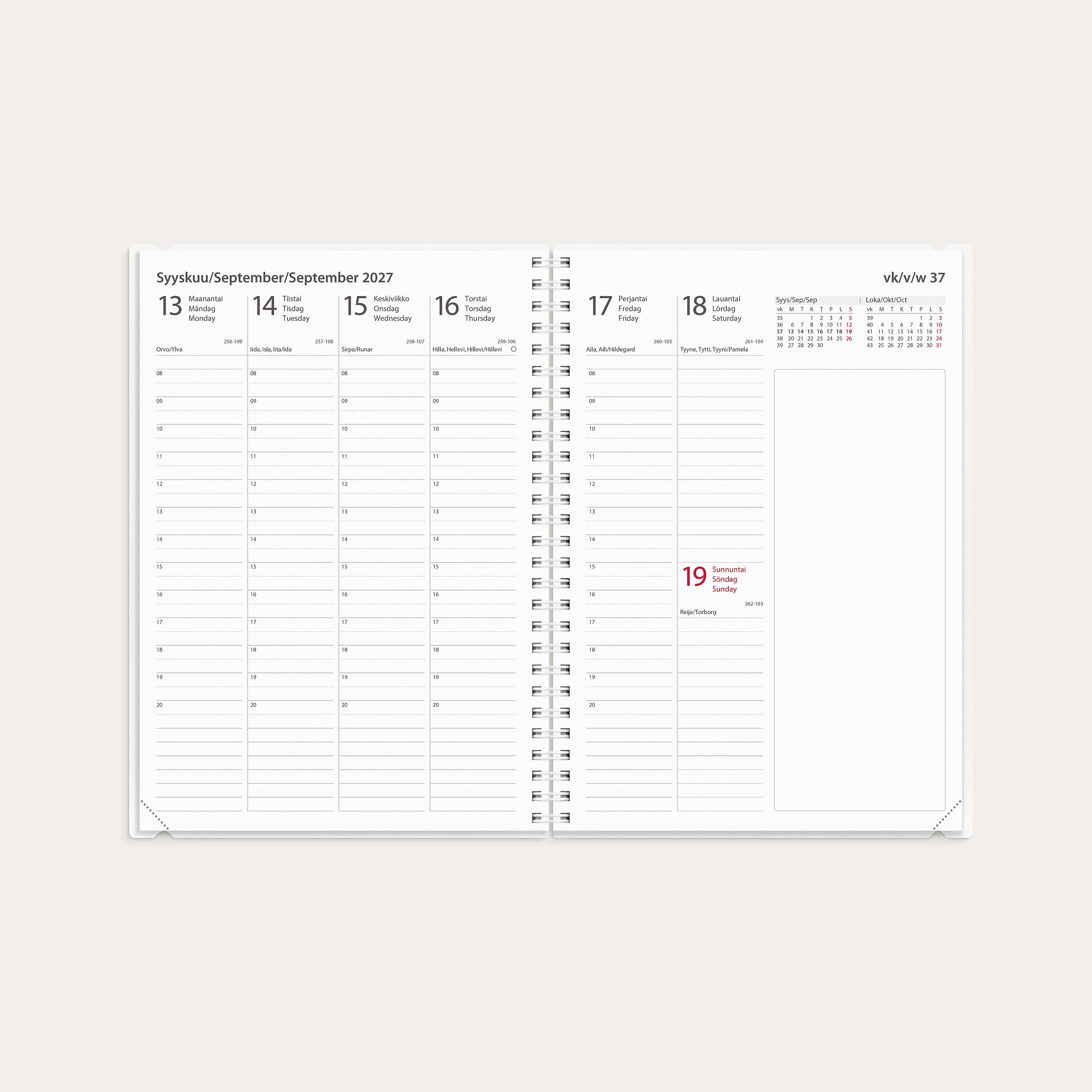 Kalenteri 2027 Business 4 in 1