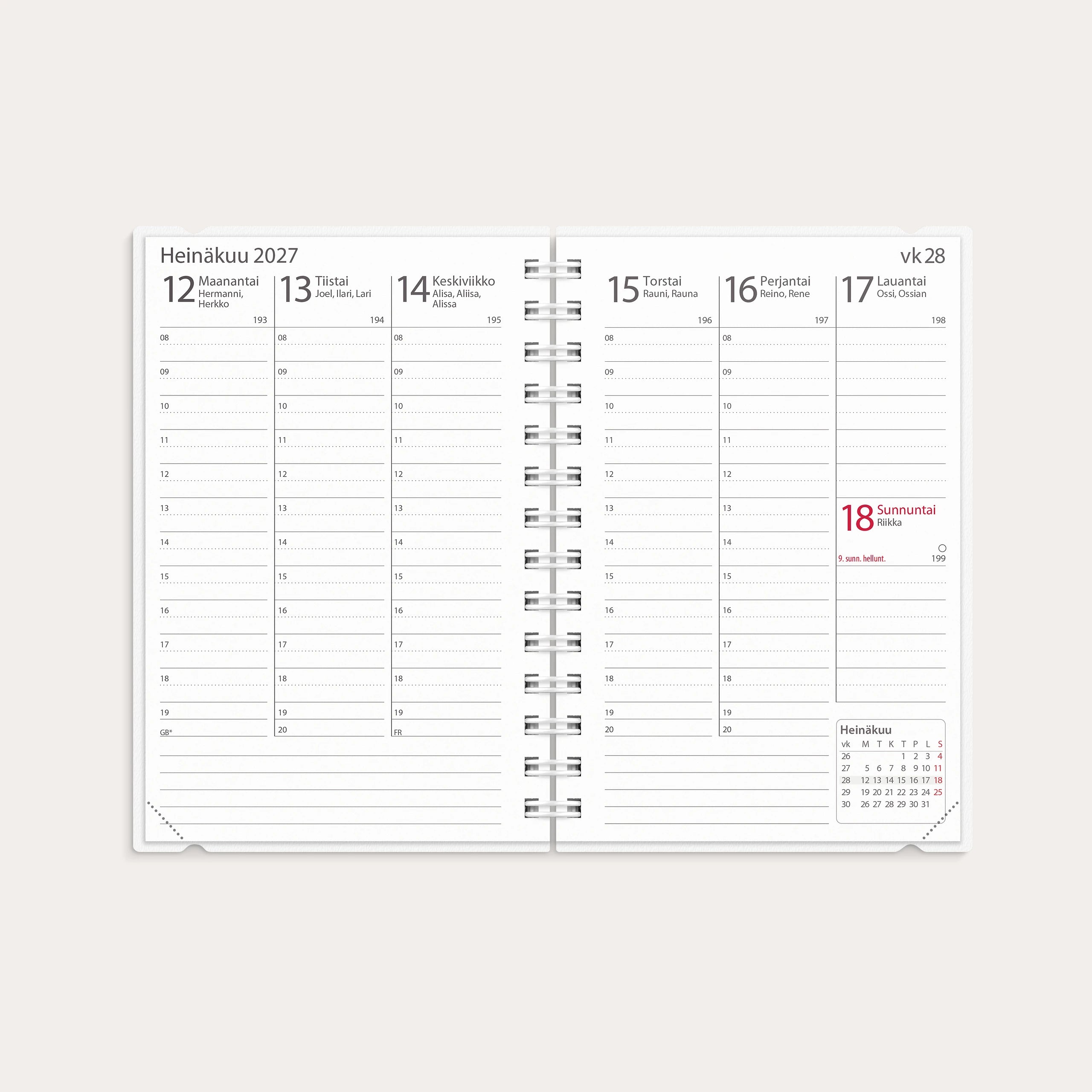 Kalenteri 2027 Exclusive 4 in 1
