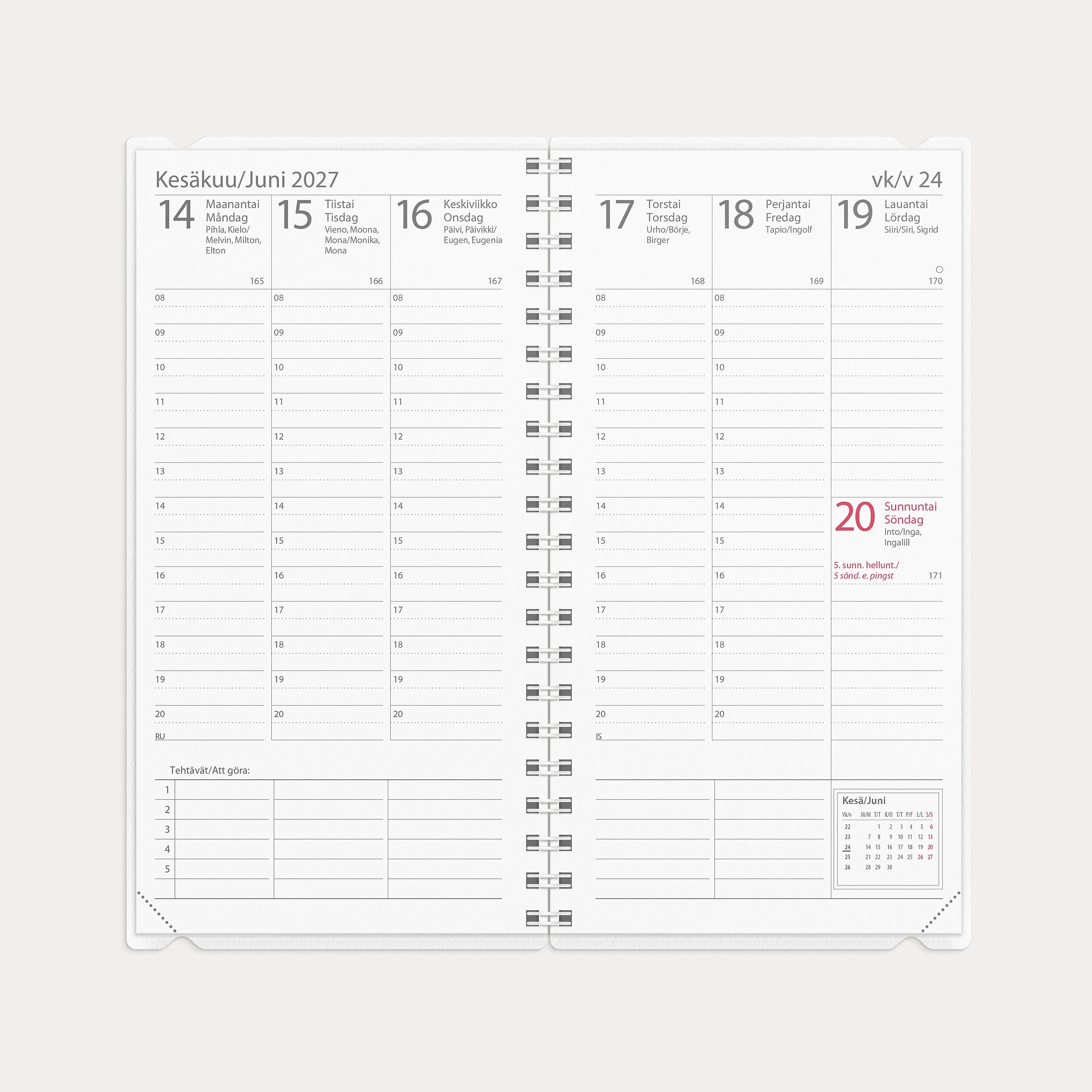 Kalenteri 2027 Interplano 4 in 1