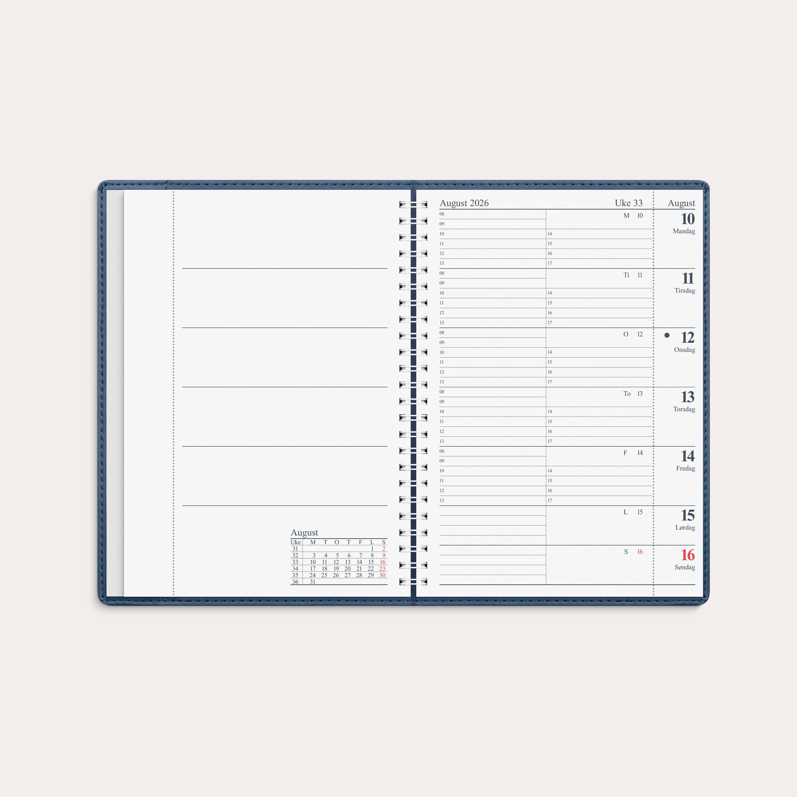 Kalender Scorpio 2026 med omslag