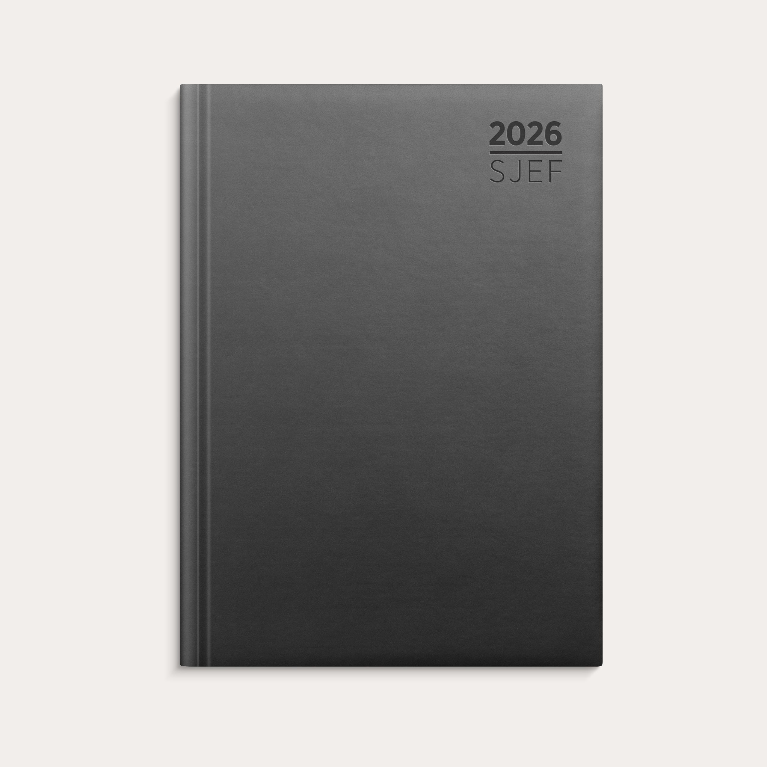 Kalender 2026 Sjef A5 grå