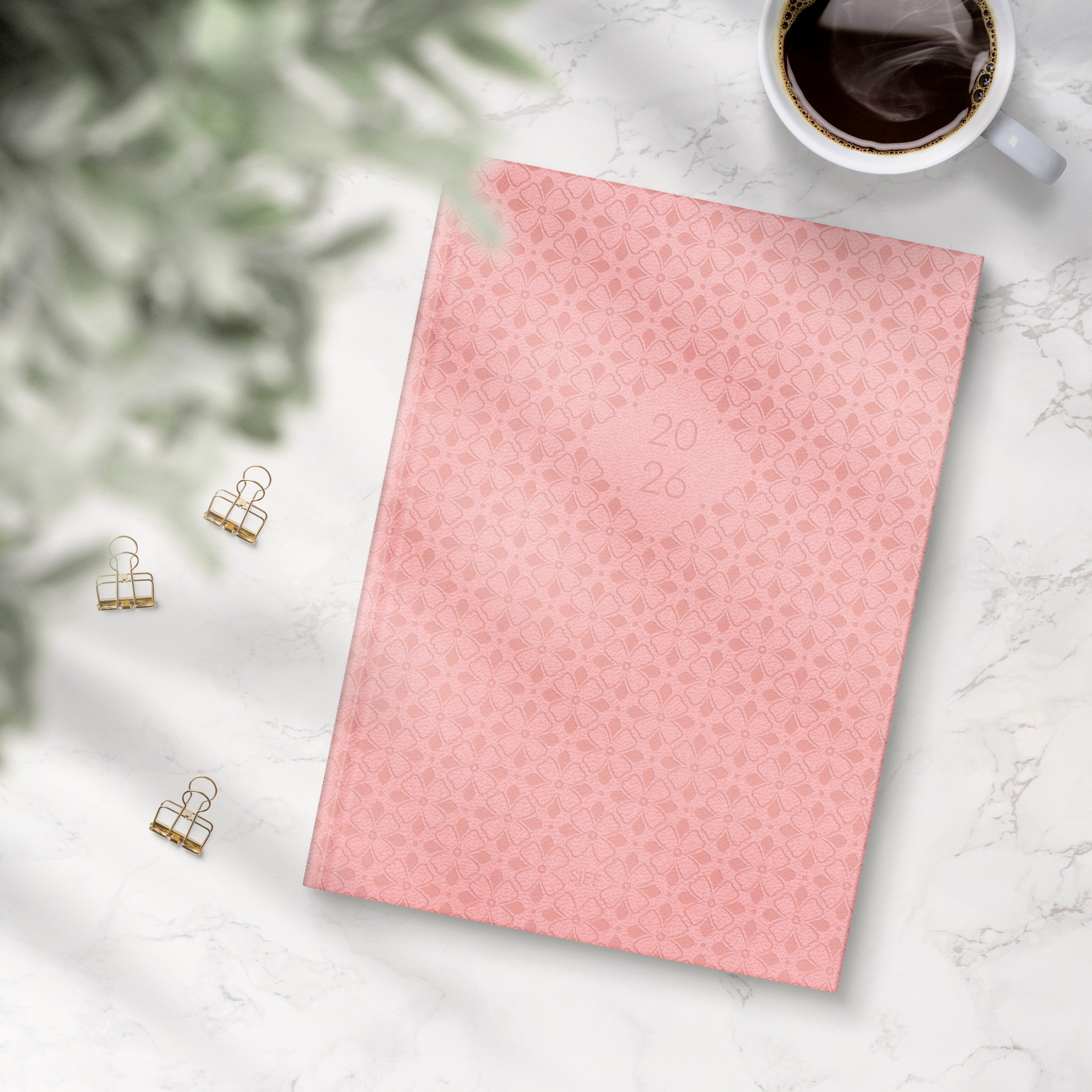 Kalender 2026 Sjef A5 rosa