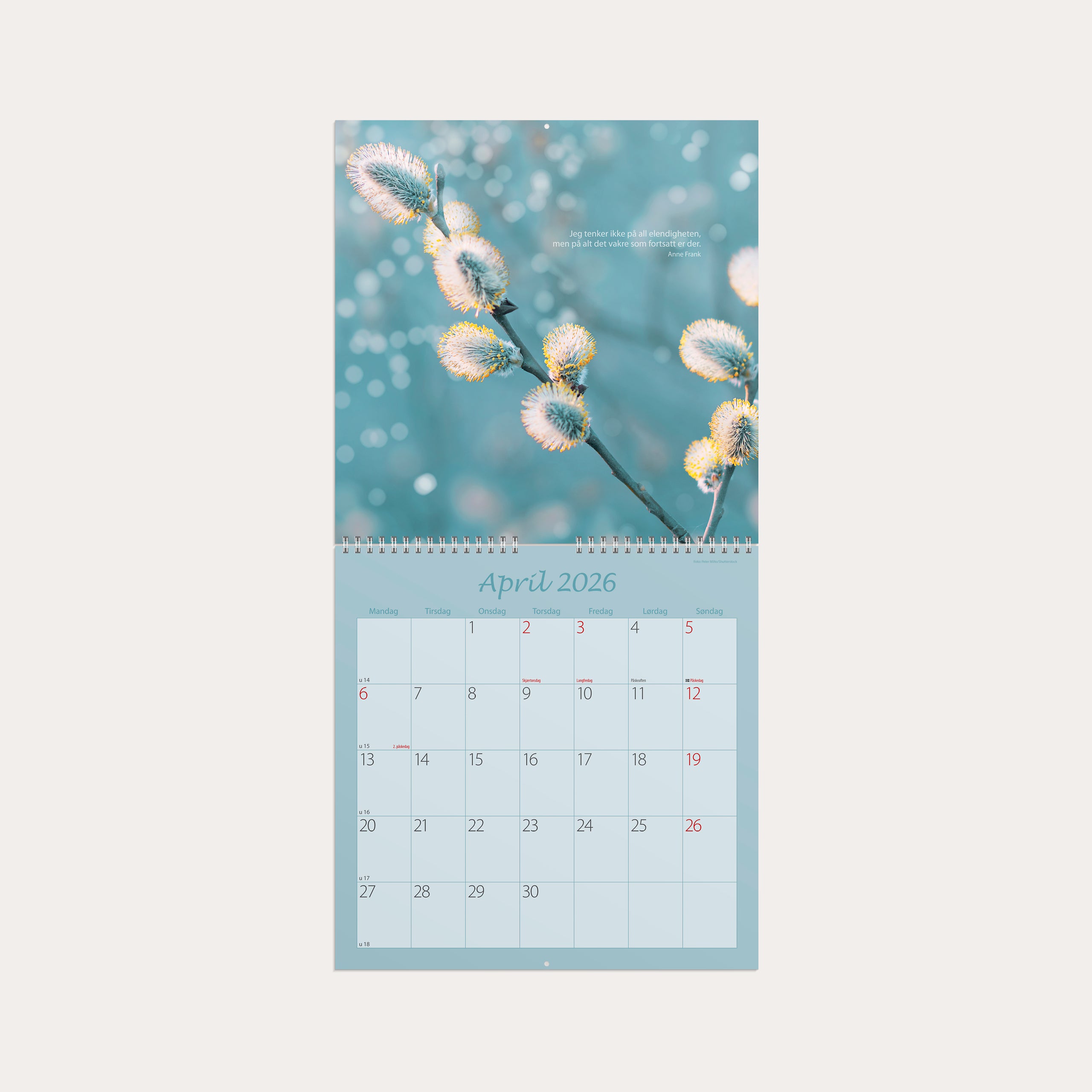 Veggkalender 2026 Carpe Diem