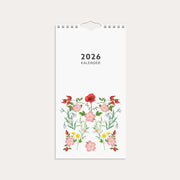 Veggkalender 2026 Blomster Mini