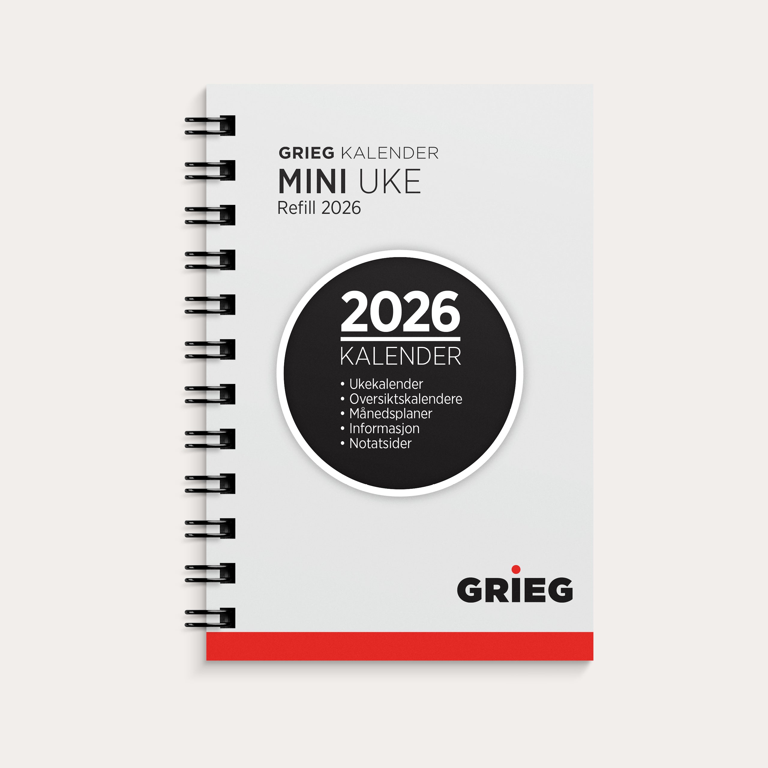 Kalender Mini 2026 refill